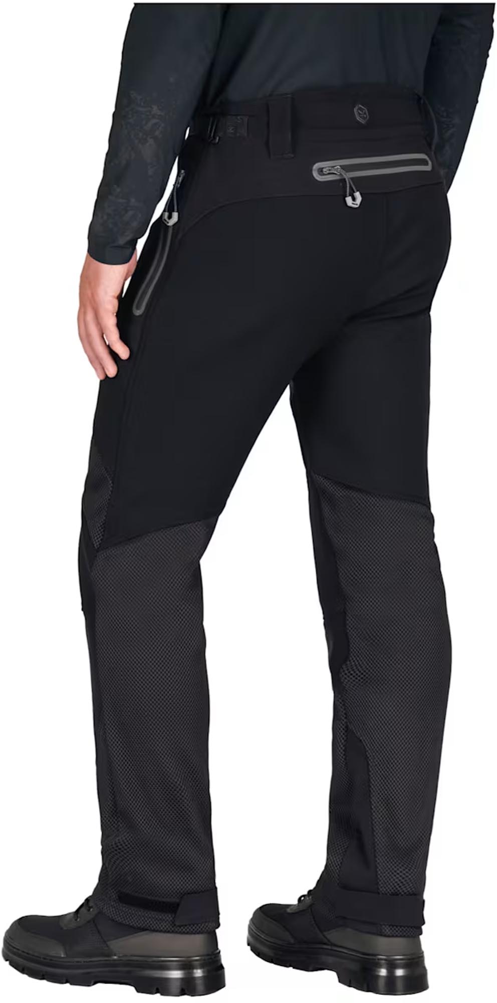 Side view of Knox Urbane Pro Move Motorcycle Textile Pants, black, Size 3XL for Men