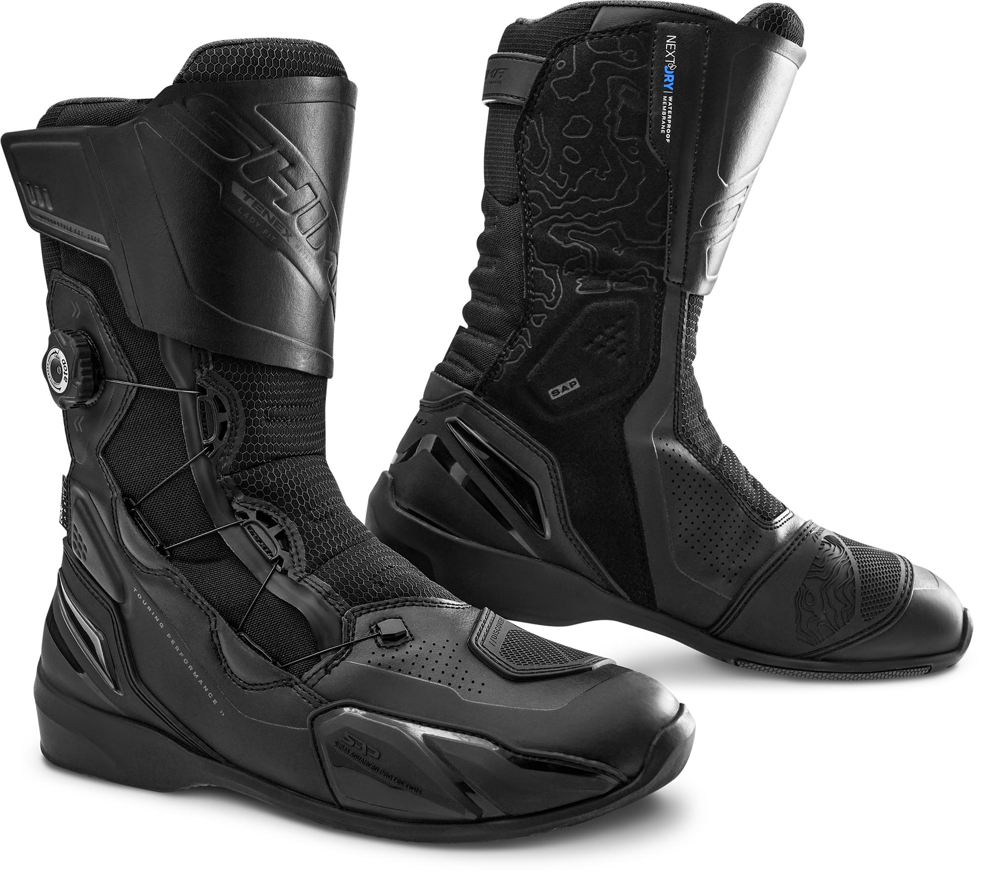 SHIMA Tenex WP Bottes de moto, noir, taille 42 pour Hommes