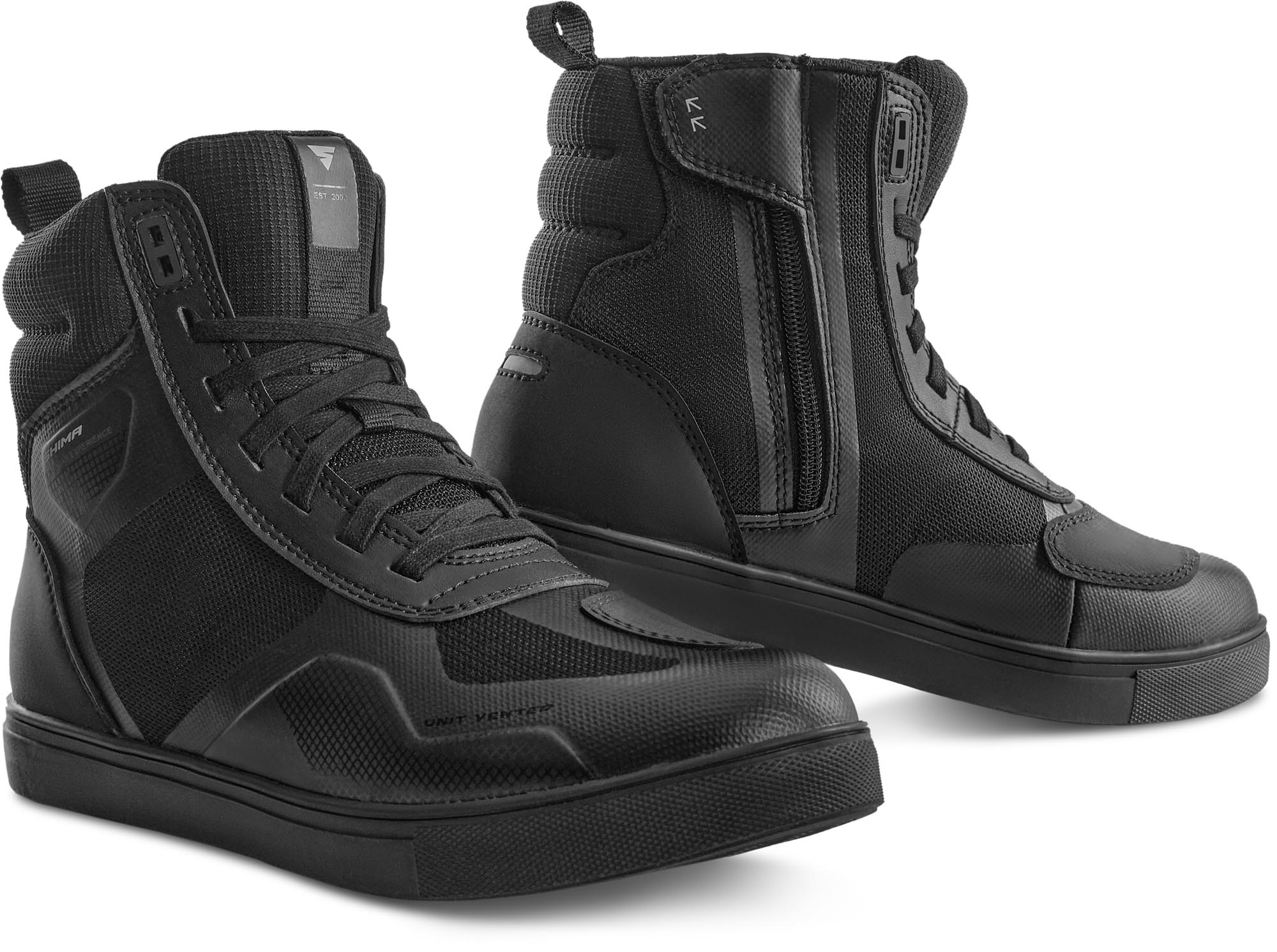 SHIMA Unit Vent Bottes de moto, noir, taille 48 pour Hommes