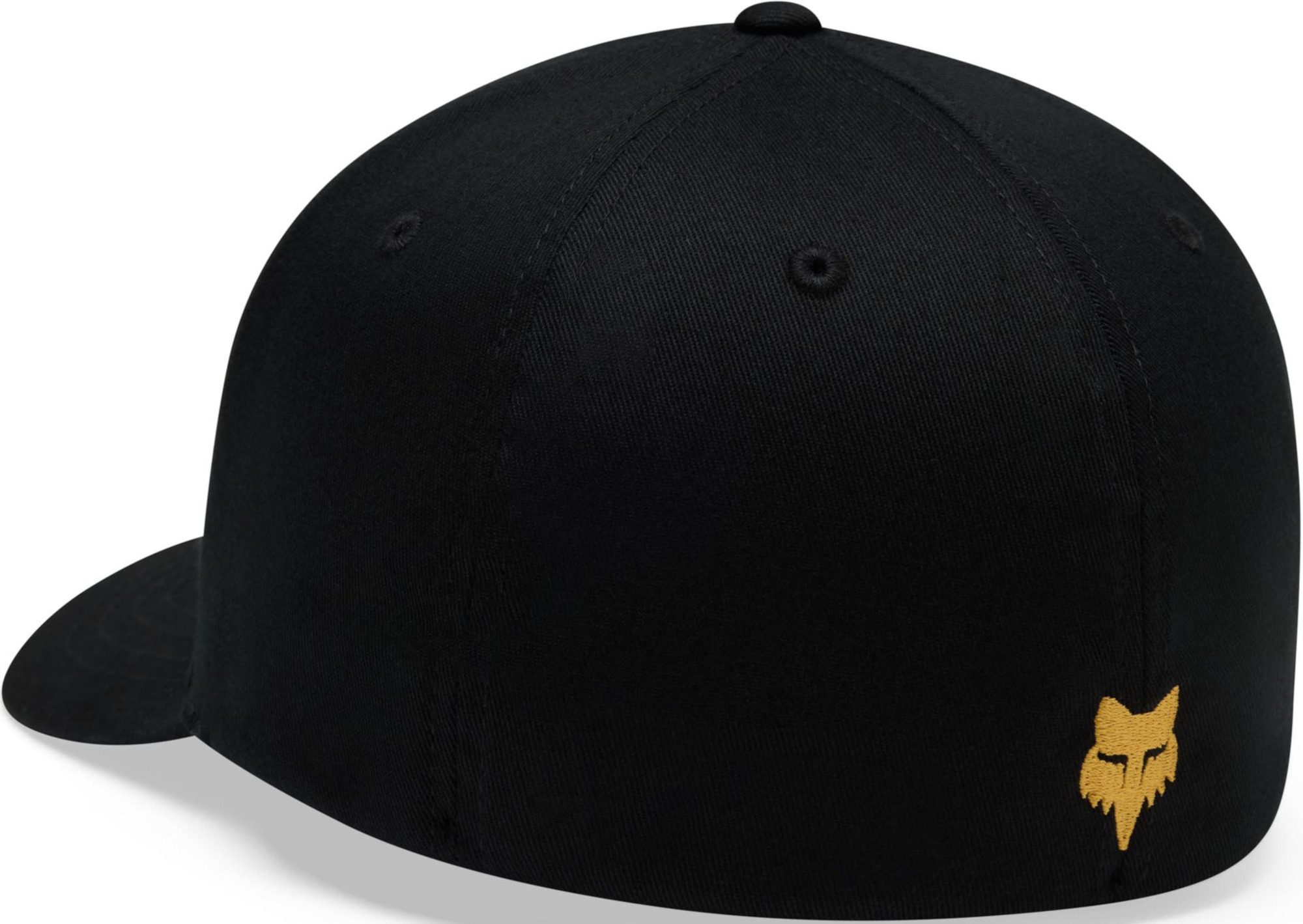 Side view of FOX Storm Flexfit Cap, black-yellow, Size L XL for Men