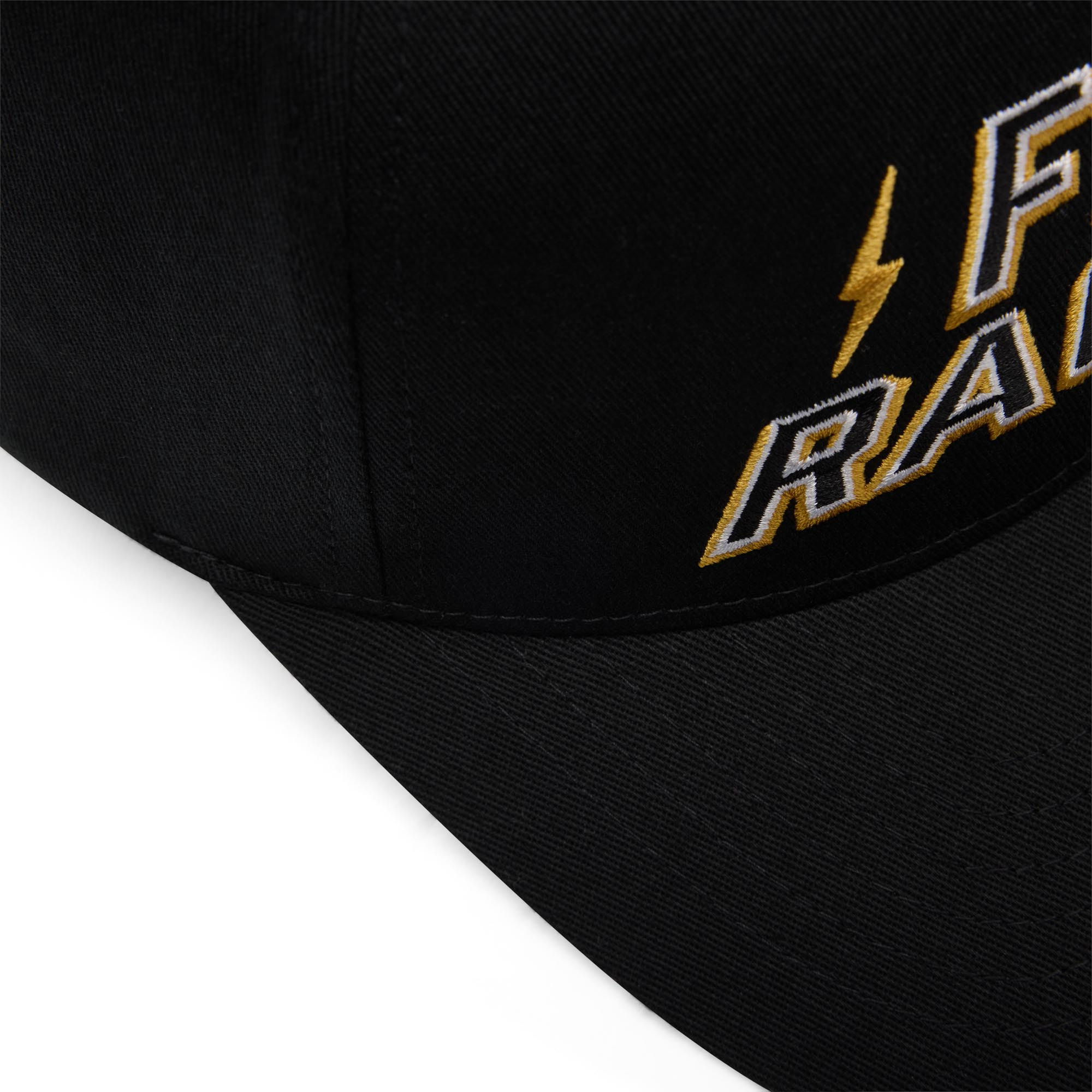 Side view of FOX Storm Flexfit Cap, black-yellow, Size L XL for Men