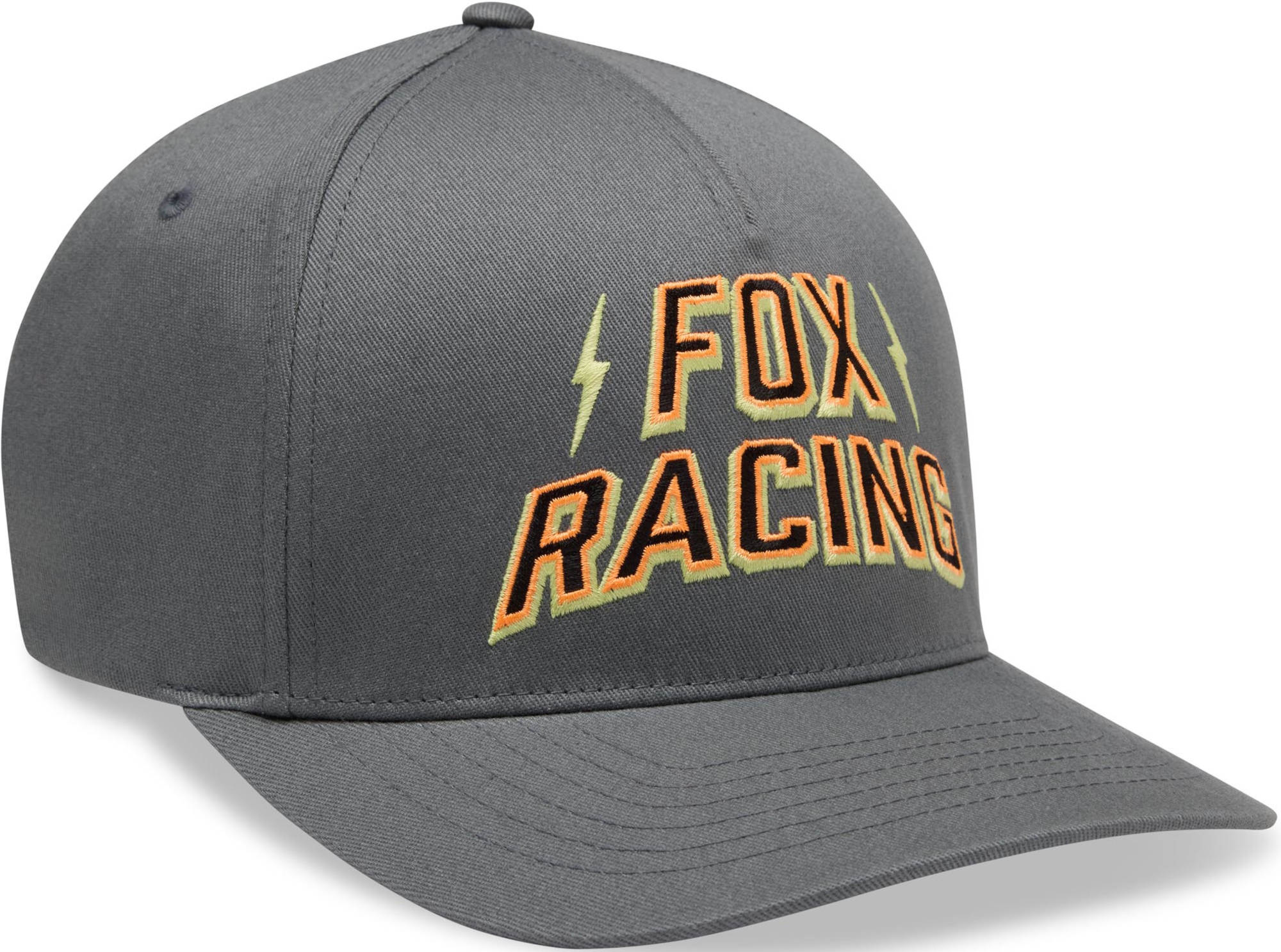 Fox Men's Grey Storm Flexfit Cap, Size S M For