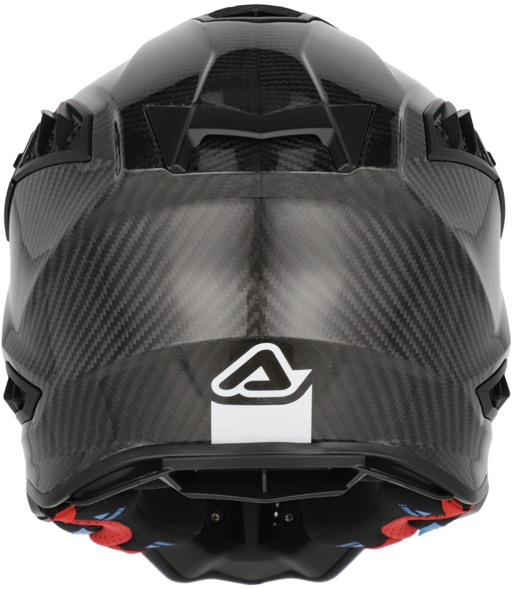 Side view of Acerbis Airstrike FIM Racing 2 Carbon Motocross Helmet, black, Size S for Men