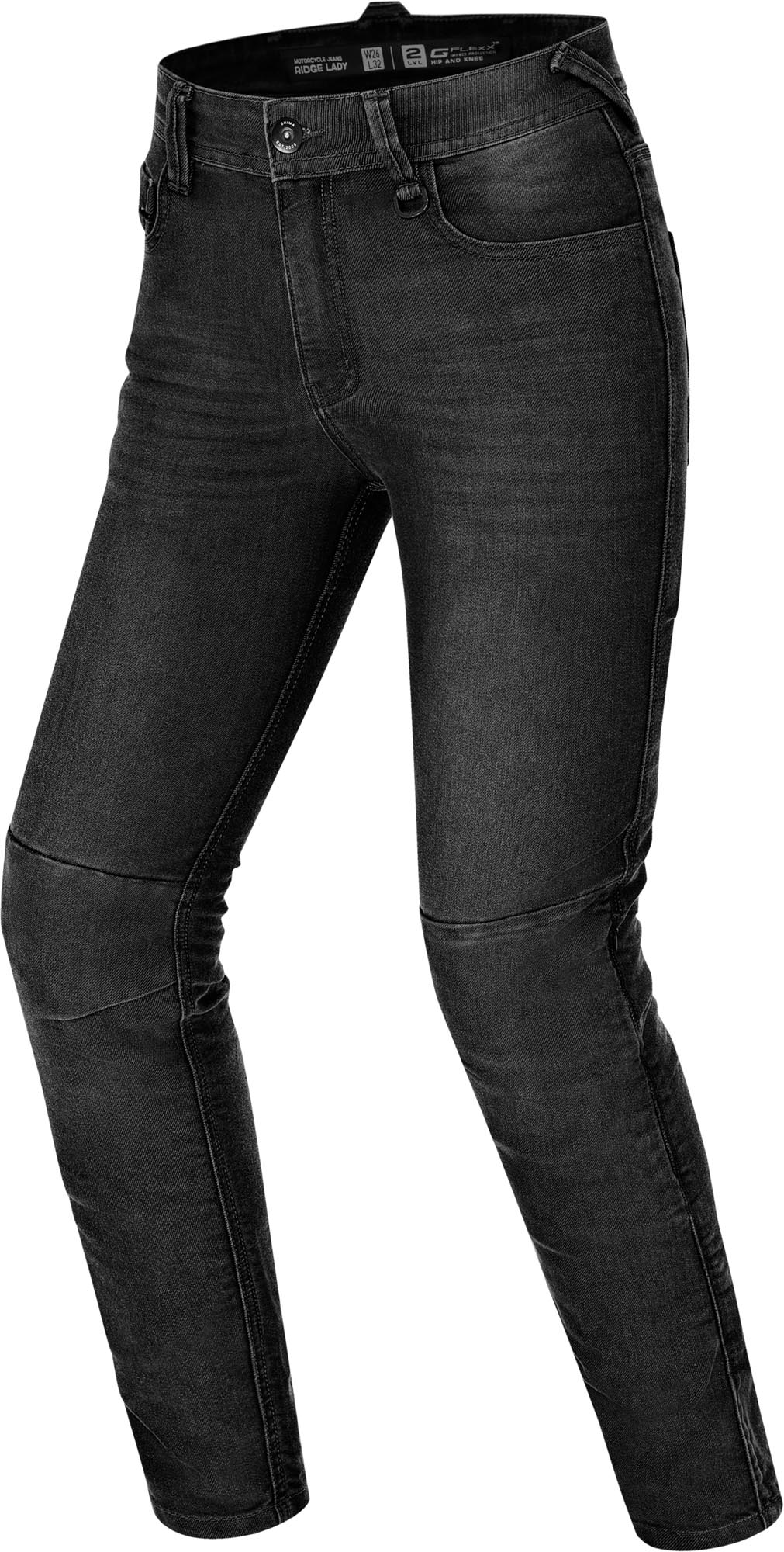 SHIMA Ridge Jeans motard pour femmes, noir, taille 26 32