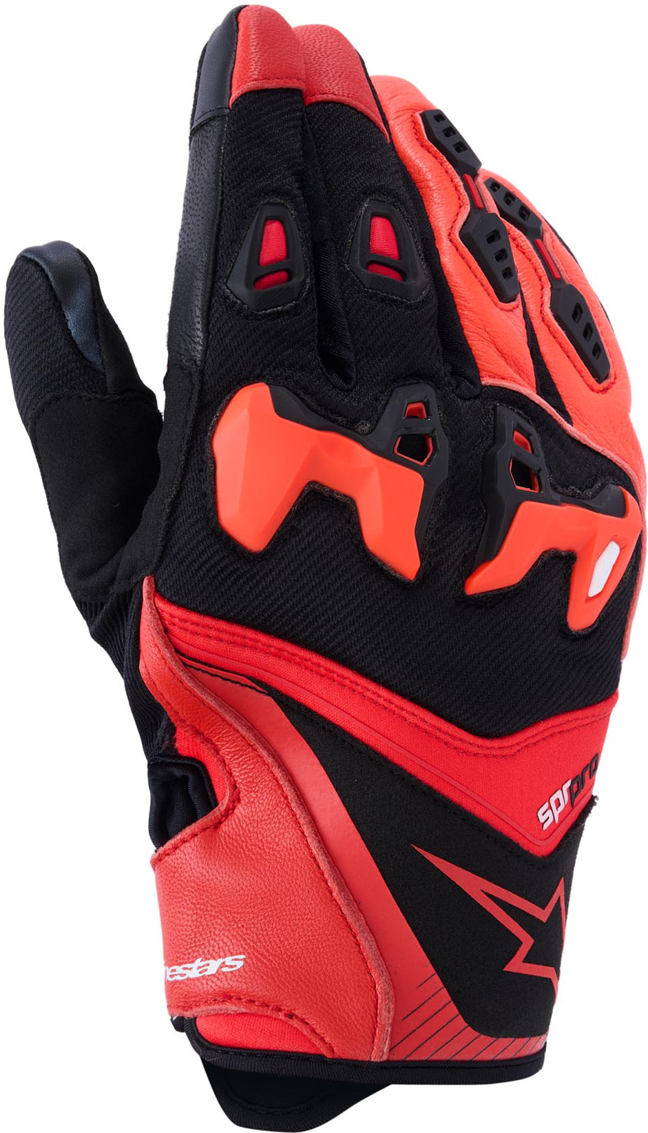 Alpinestars SP-R Pro Motorcycle Gloves, Black-Red, Size 3XL For Men