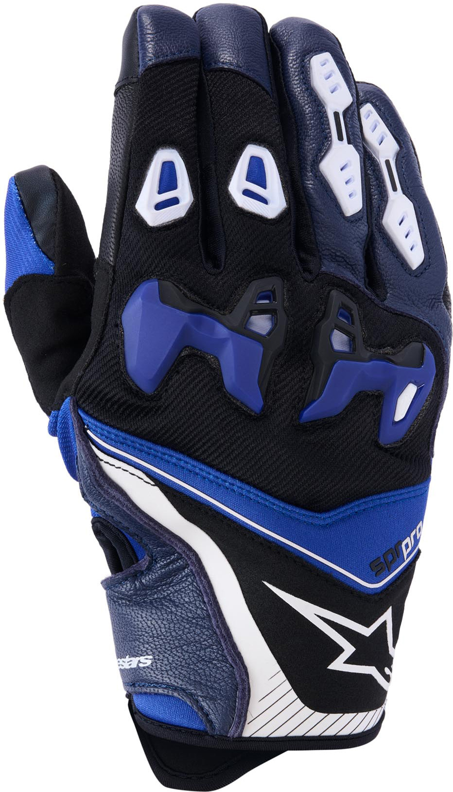 Alpinestars SP-R Pro Мотоциклетные перчатки Синий/Белый 3XL 