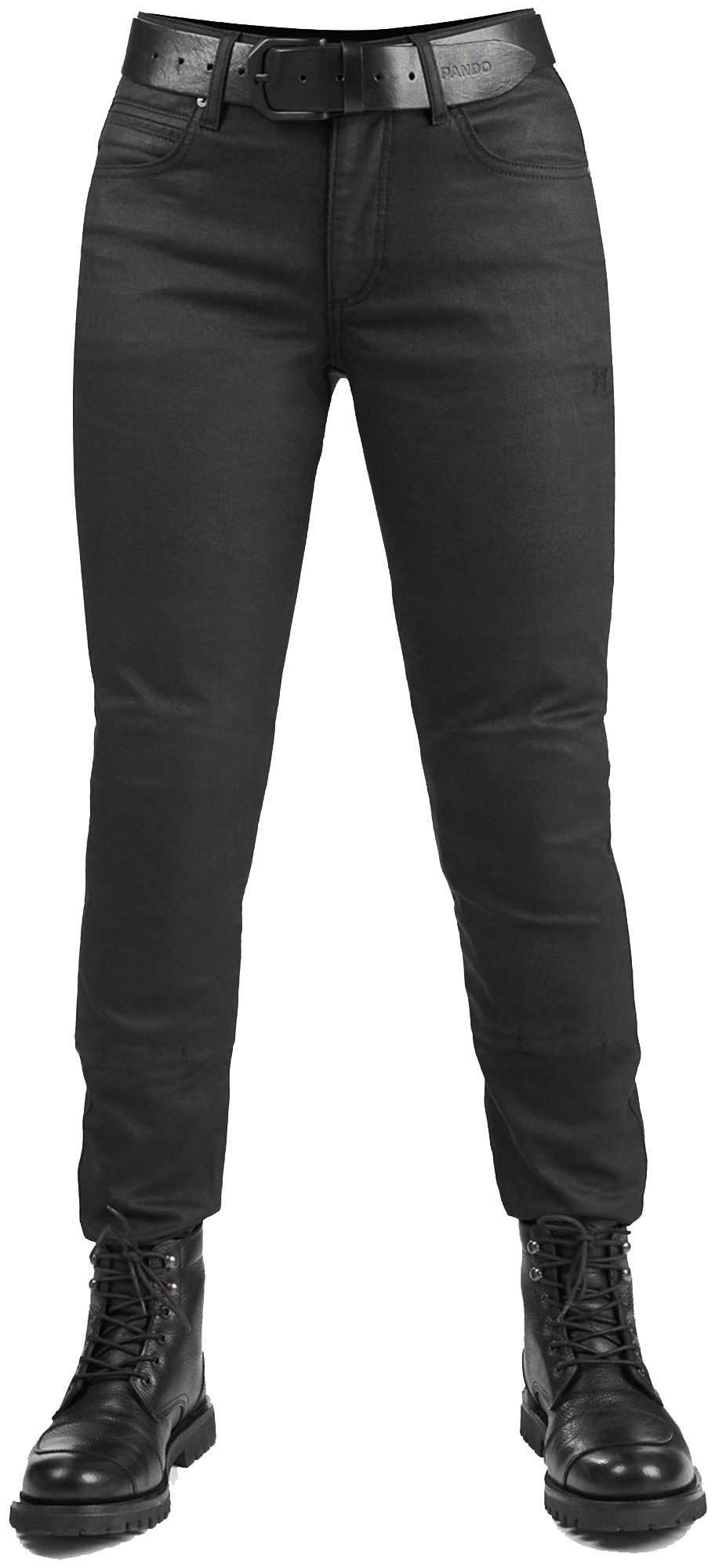 Pando Moto Lorica Black Jeans motard pour femmes, noir, taille 32 34
