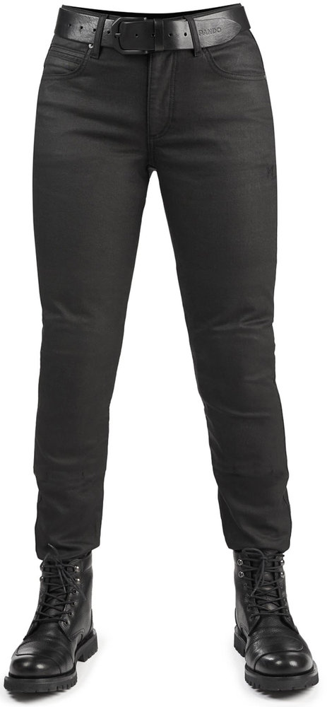 Pando Moto Lorica Black Damen Motorrad Jeans