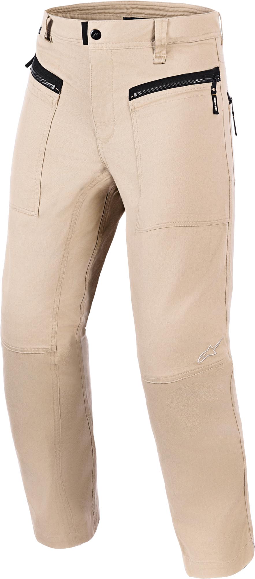 Alpinestars Men's Beige Flex-Ast Canvas Motorcycle Textile Pants, Size 4XL For