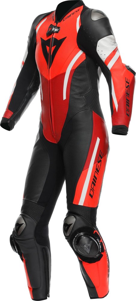 Dainese Misano 3 D-Air 2.0 perforierte 1-Teiler Damen Motorrad Lederkombi