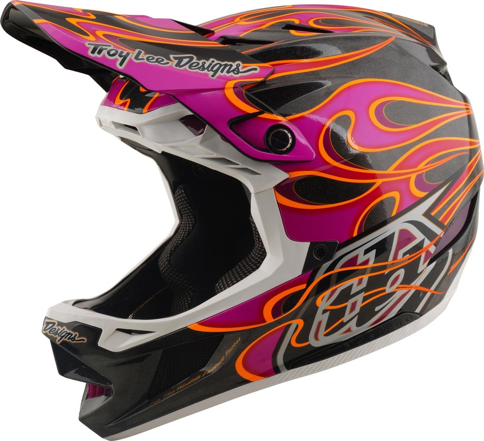 Troy Lee Designs D4 Carbon MIPS Torched Casco per discesa