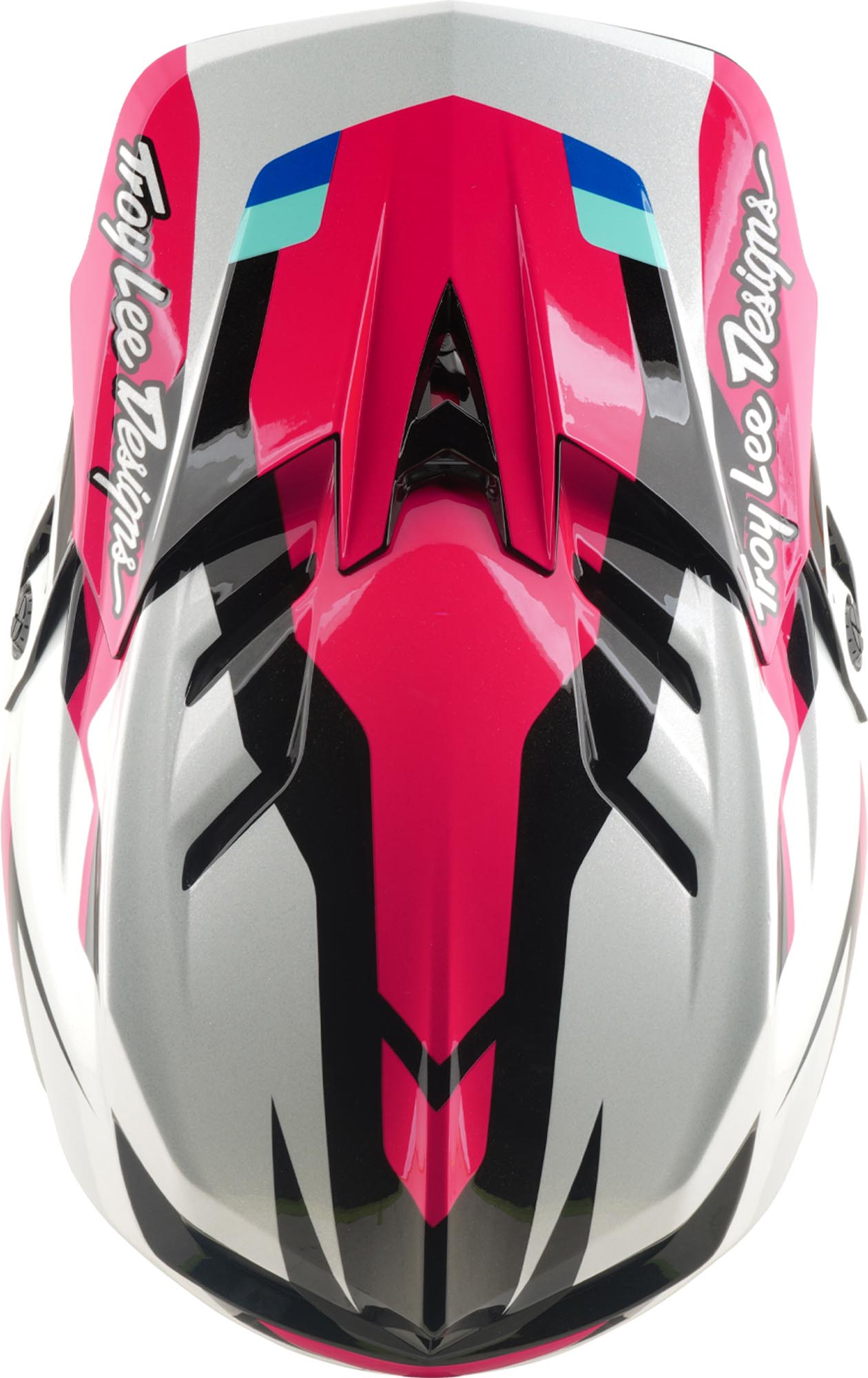 Side view of Troy Lee Designs D4 Polyacrylite MIPS Roamer Downhill Helmet, red, Size XL for Men