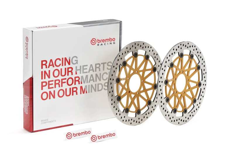 Brembo S.p.a. Unisex Upgrade Supersport Round Floating Brake Discs - By Pair