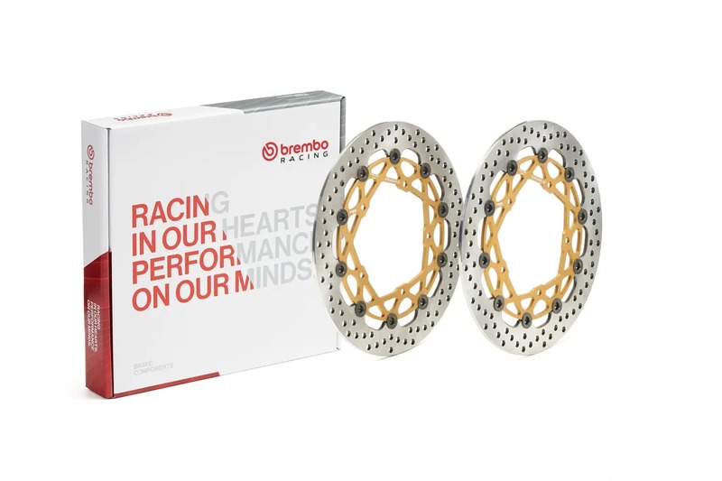 Brembo S.p.a. Unisex Upgrade Supersport Round Floating Brake Discs - By Pair