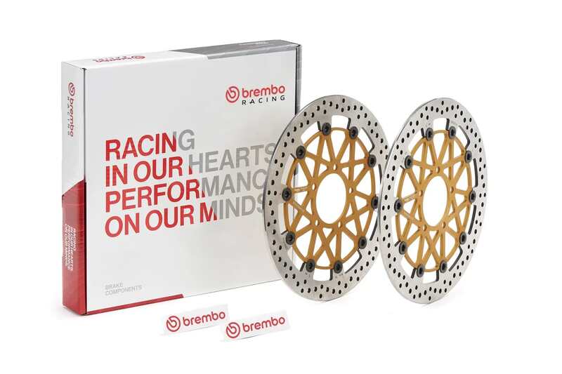 Brembo S.p.a. Unisex Upgrade Supersport Round Floating Brake Discs - By Pair