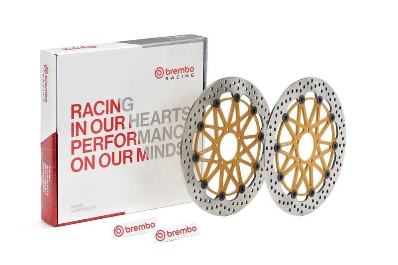 Brembo S.p.a. Unisex Upgrade Supersport Round Floating Brake Discs - By Pair