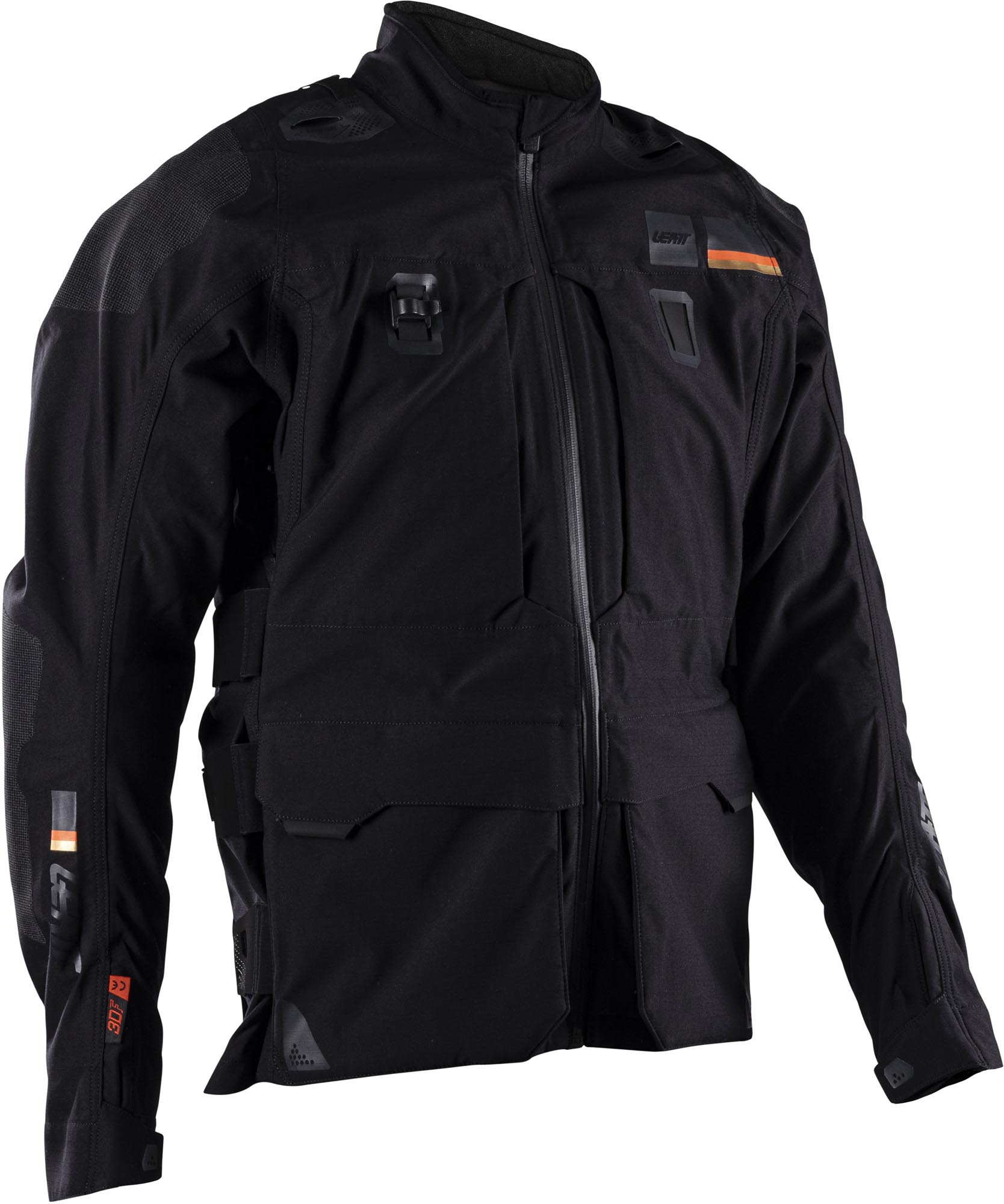 Leatt ADV Rally 7.5 HydraDri waterproof Textile Jacket, black-grey, Size XL for Men-image-995821645