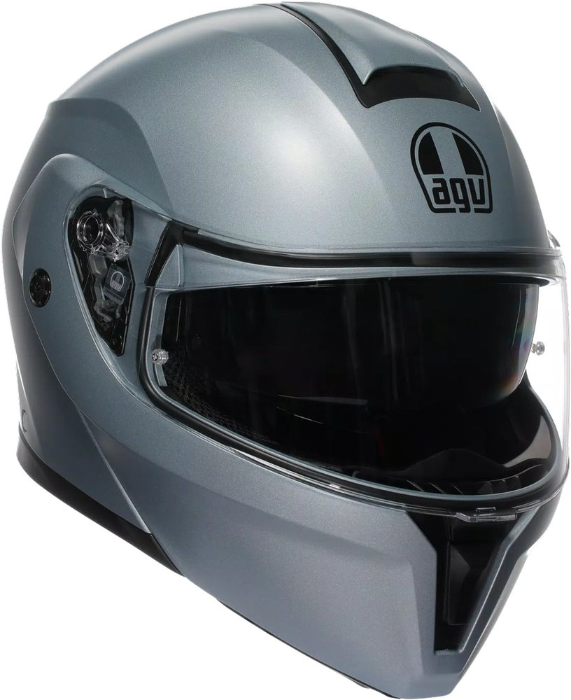 AGV Streetmodular Mono Matt Silver 2.0 Hjelm
