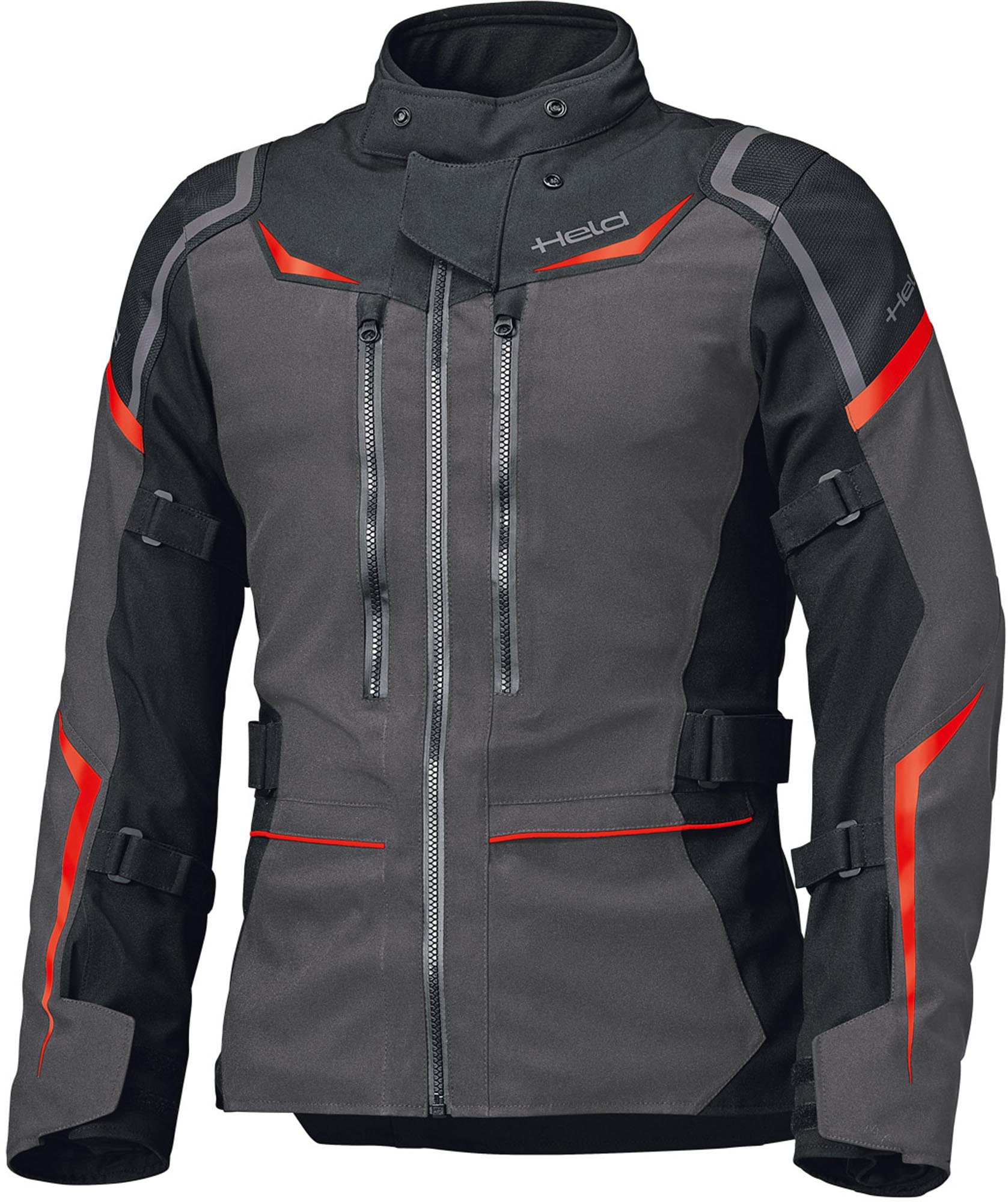 Held Tavino Motorcycle Textile Jacket, Black-Grey, Size 5XL For Men