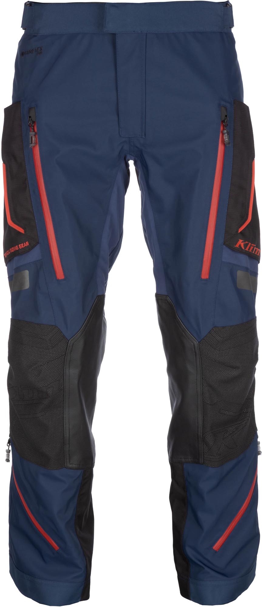 Klim Badlands Pro Rogue Gore-Tex Текстильные брюки для мотоцикла Синий/Красный Низкий 36 
