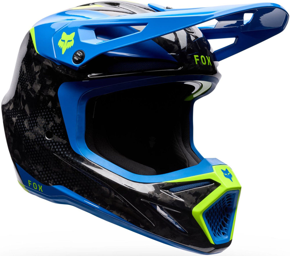 FOX V3 RS Tactile Carbon Casco da motocross