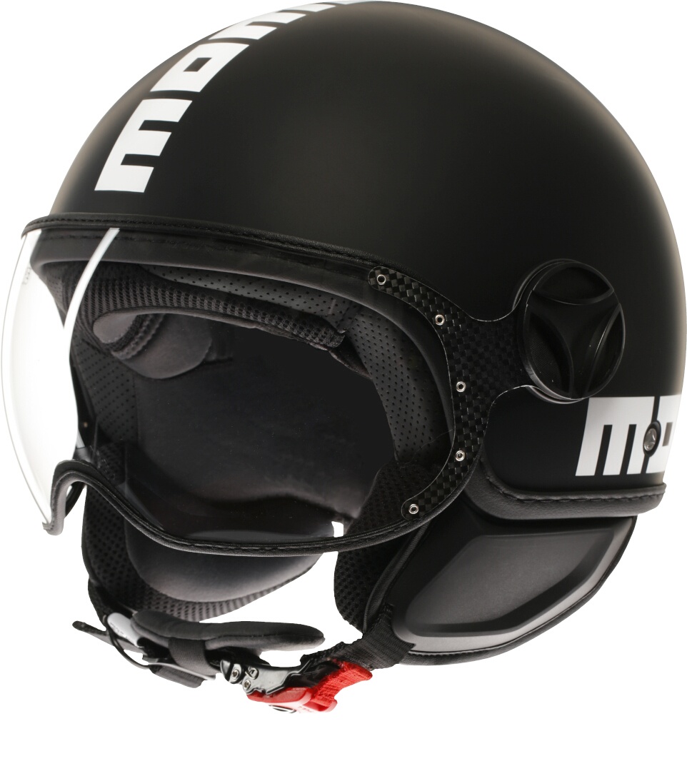 MOMO FGTR Classic Mono 2.0 Casque à réaction, noir, taille XL pour Hommes
