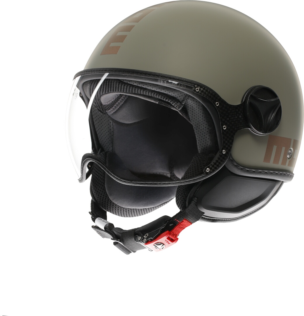 MOMO FGTR Classic Flip 2.0 Casque à réaction, vert, taille XL pour Hommes