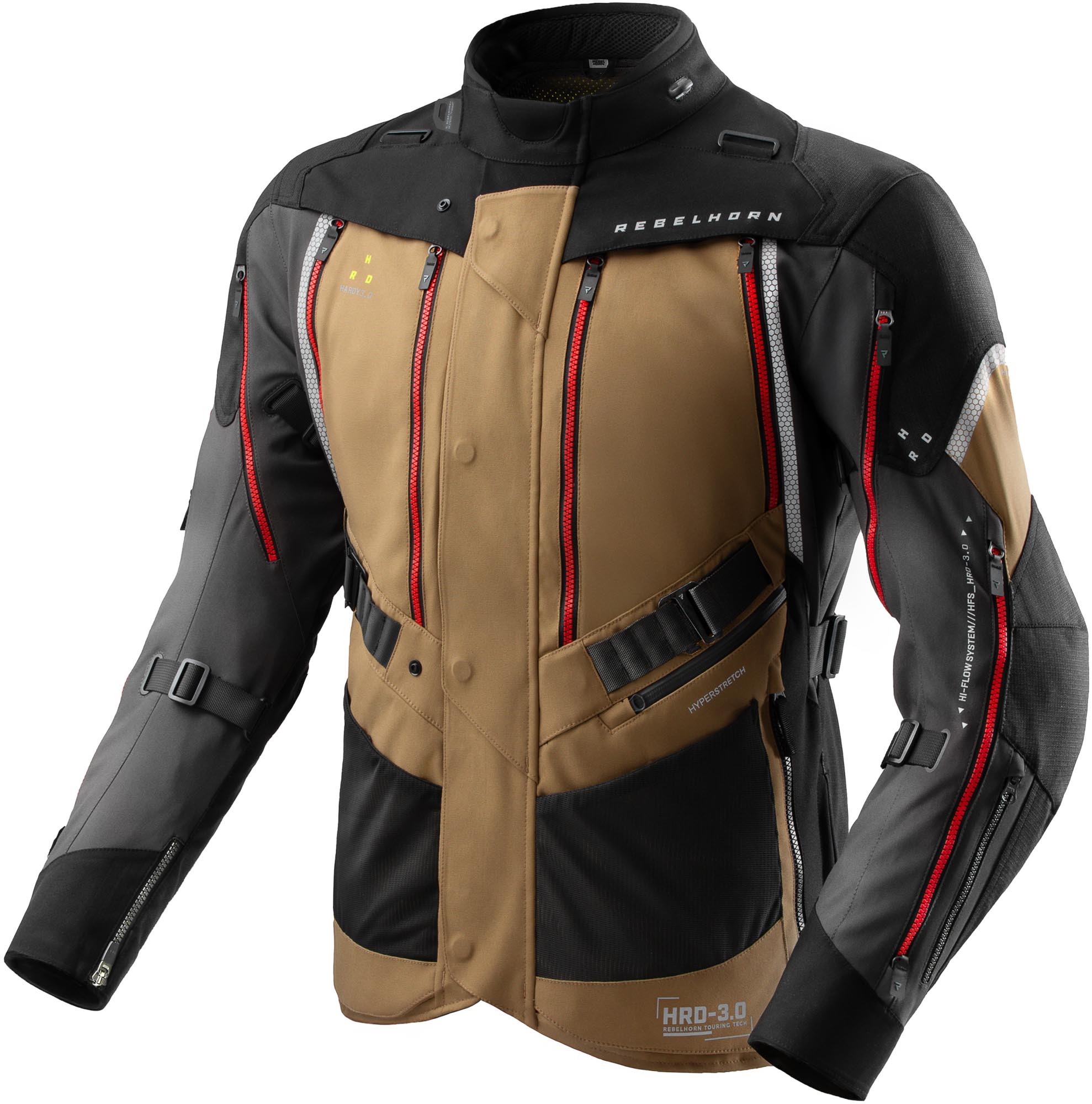 Rebelhorn Hardy 3.0 Waterproof Motorcycle Textile Jacket, Size 4XL For Men