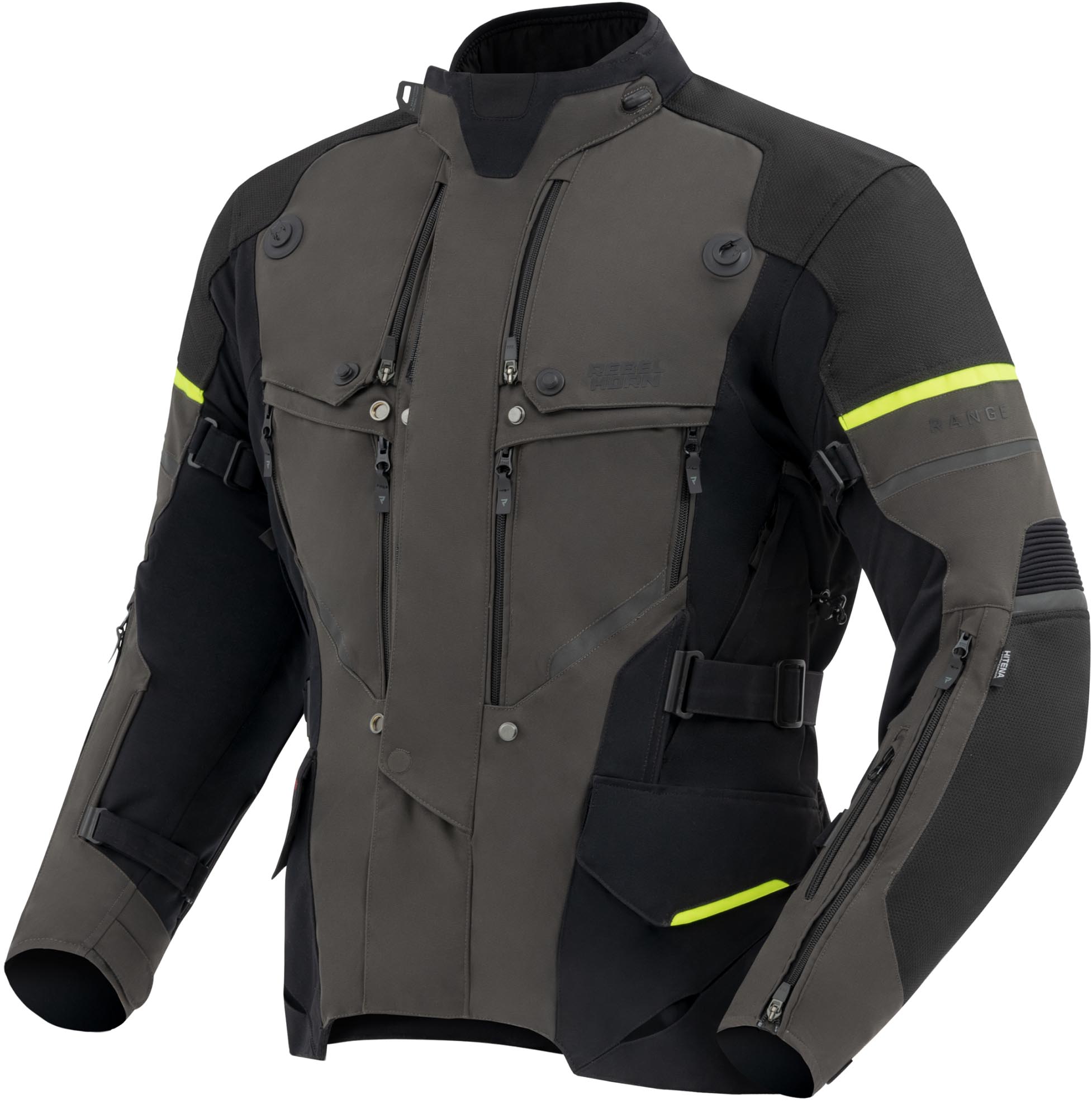 Rebelhorn Range Veste textile moto imperméable, taille S pour Hommes
