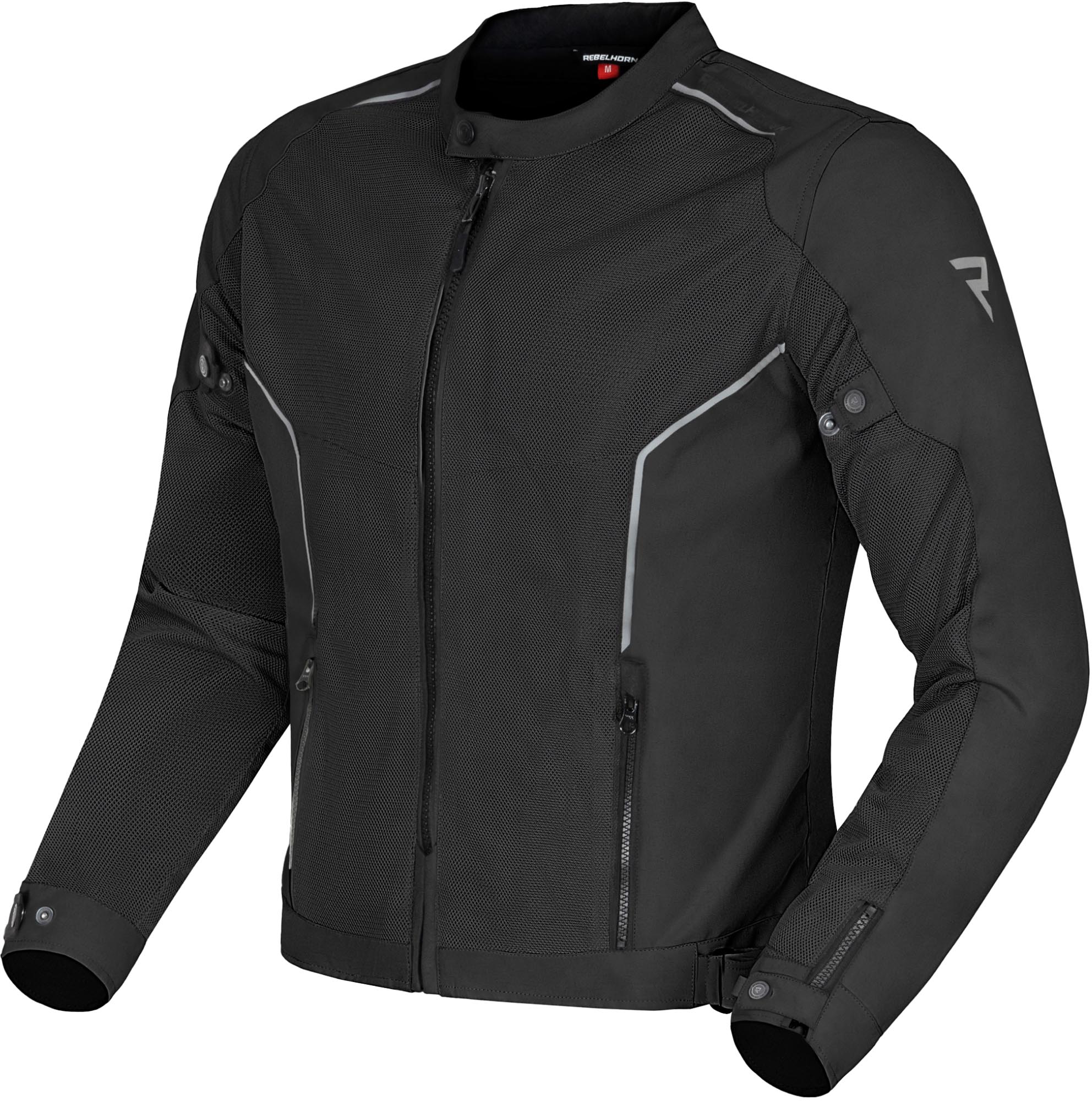Rebelhorn Wave Veste textile moto, noir, taille 4XL pour Hommes