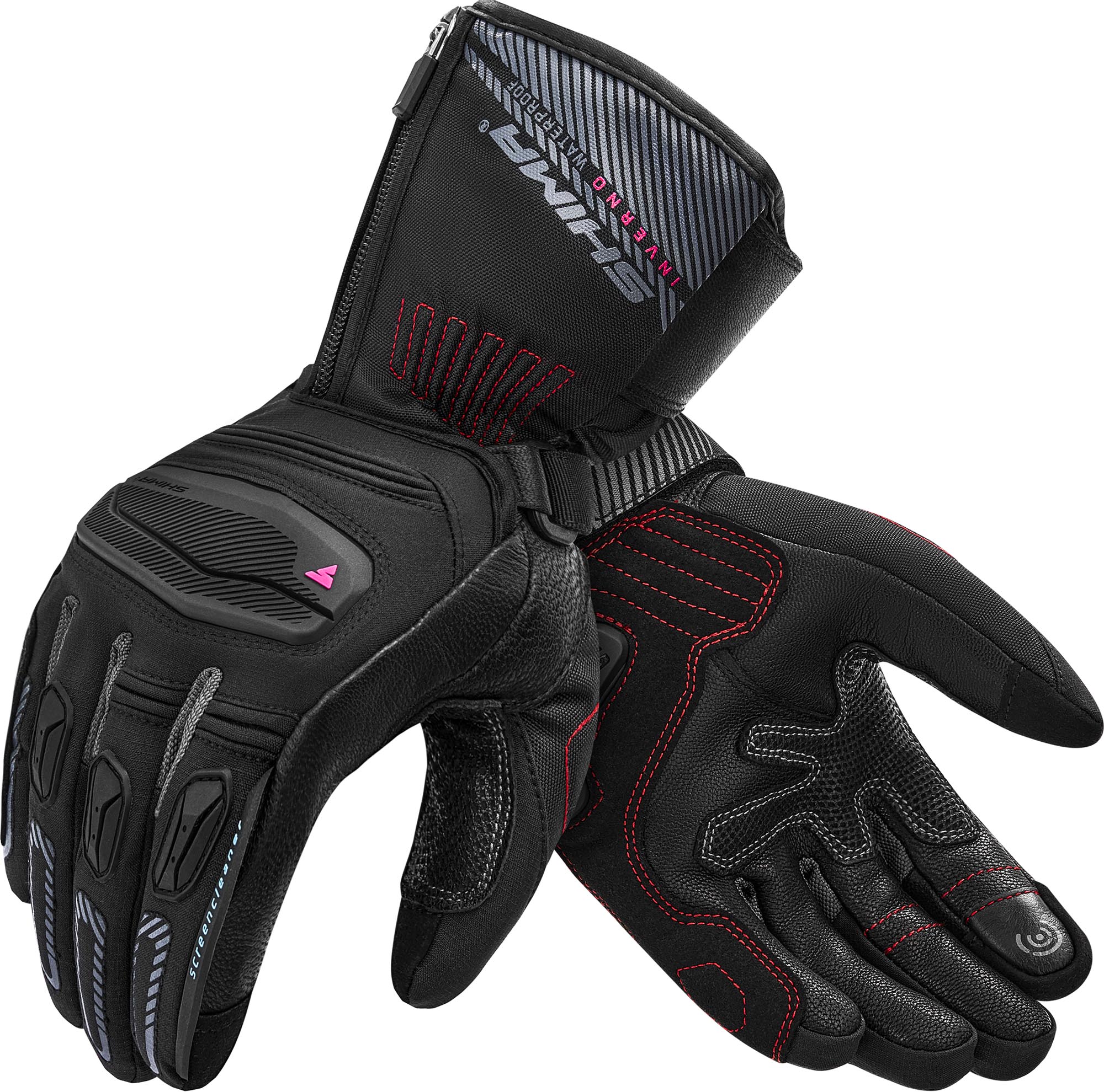 SHIMA Inverno Gants de moto pour dames imperméables, noir, taille M pour Femmes