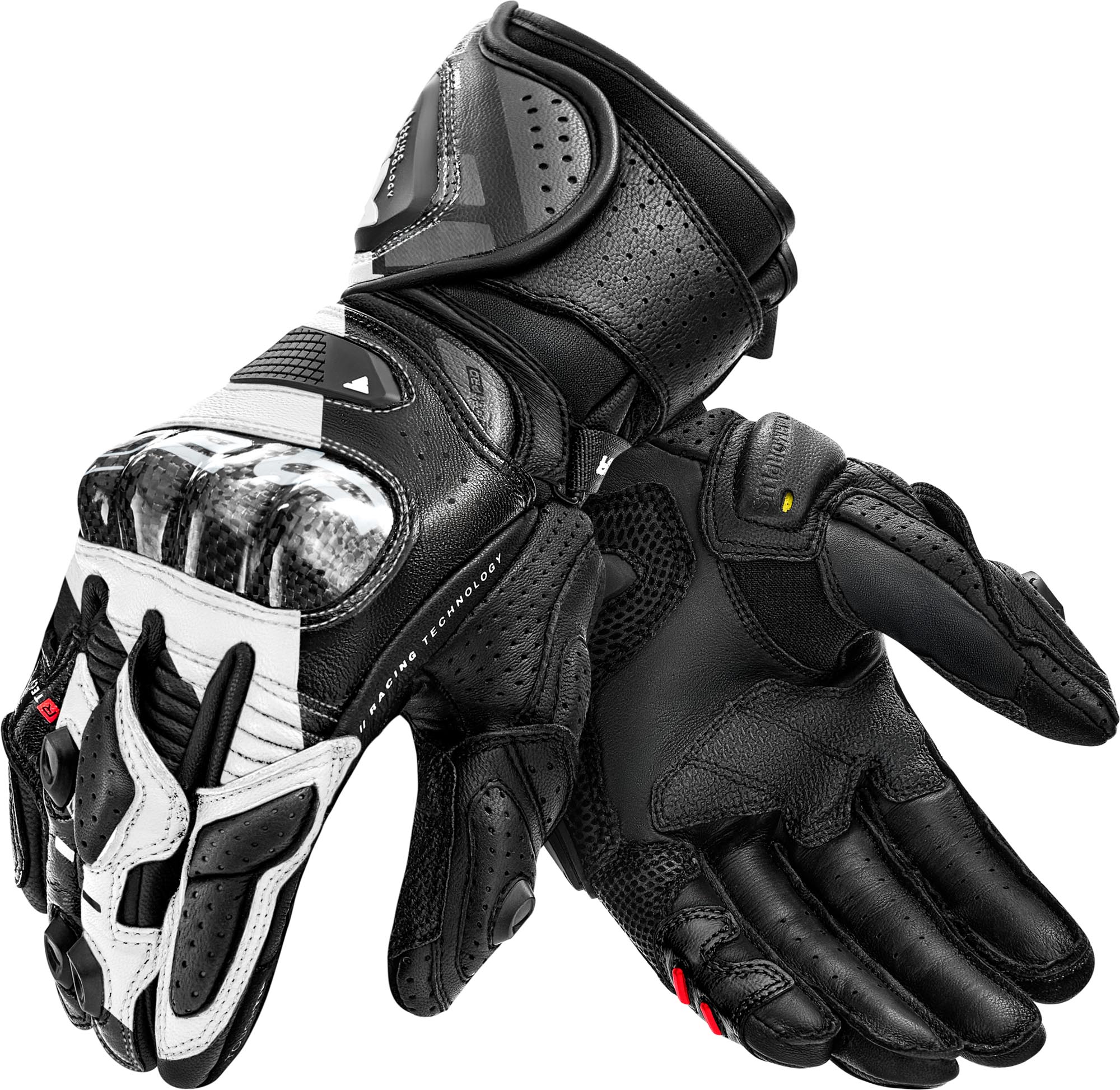 SHIMA RS-3 Gants moto pour dames, noir-blanc, taille S pour Femmes