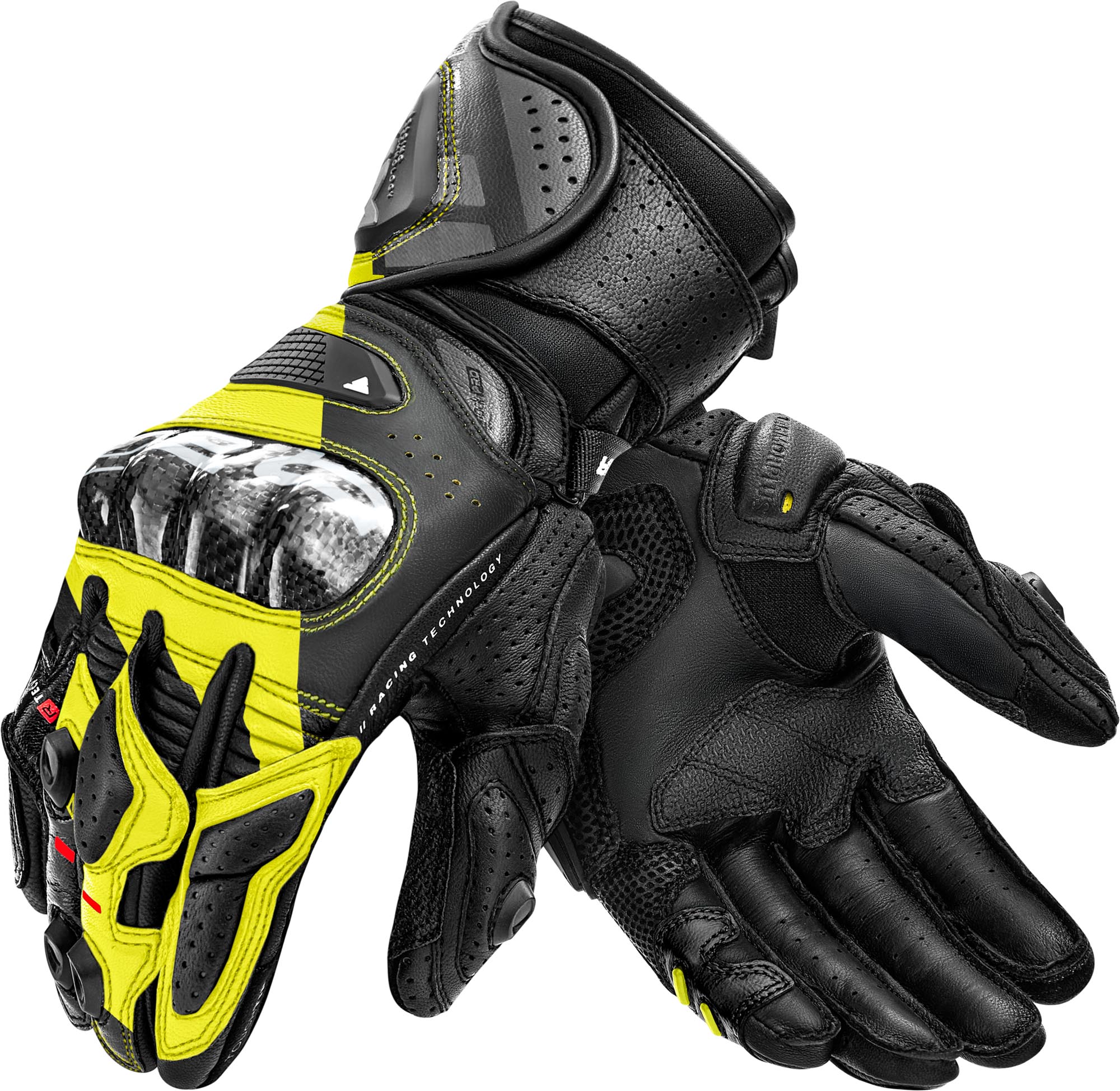SHIMA RS-3  Мотоциклетные перчатки Черный/Желтый L 