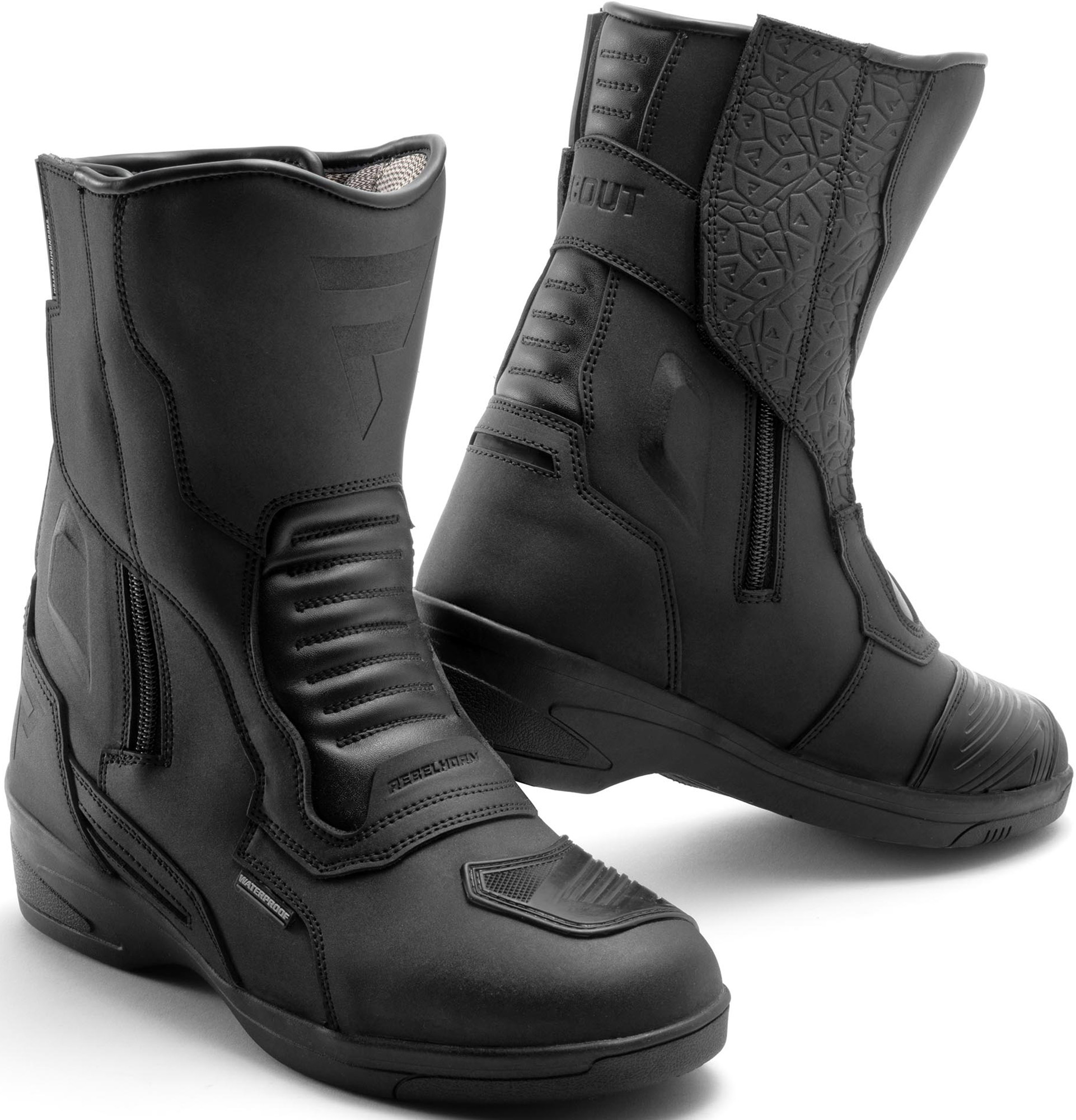 Rebelhorn Scout High Heel Stiefel moto pour dames étanche, taille 38 pour Femmes