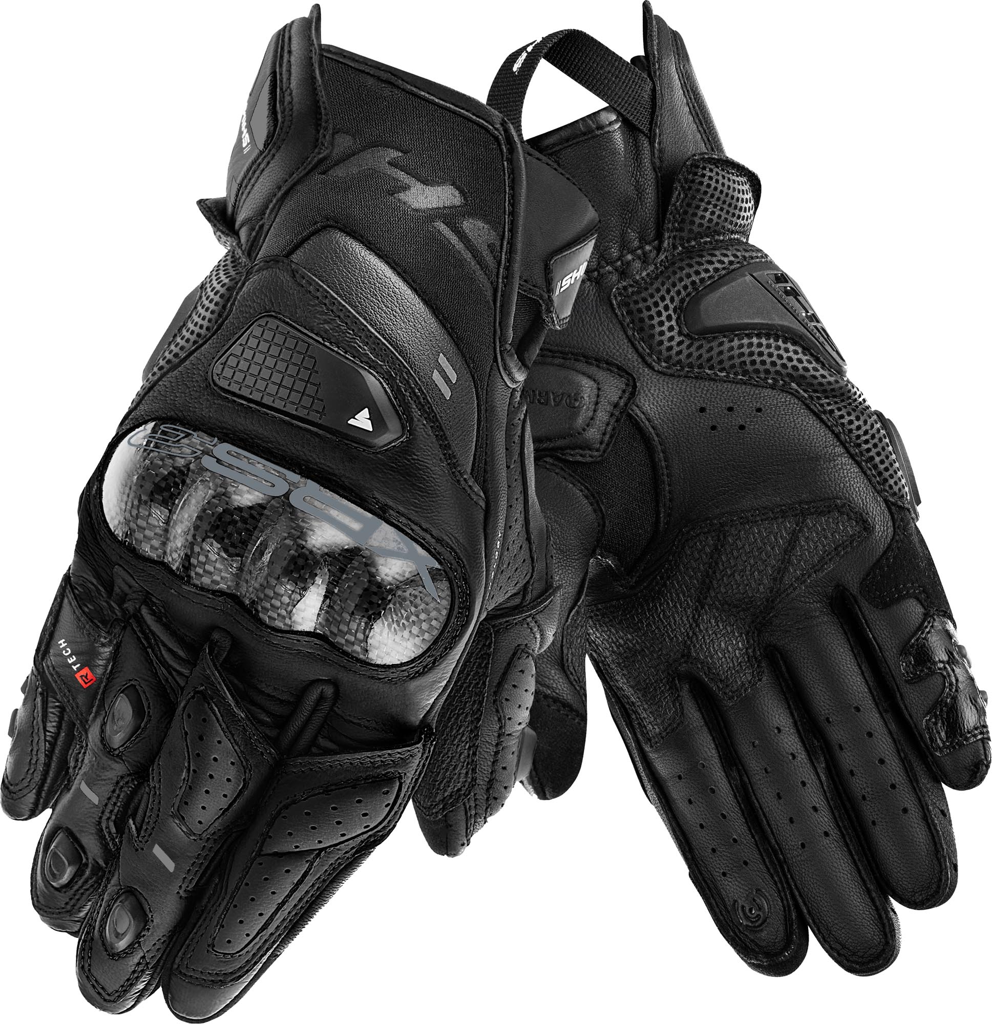 SHIMA XRS-3 Gants de moto, noir, taille S pour Hommes