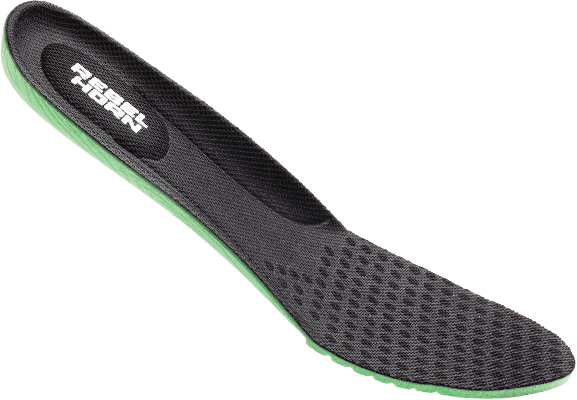 Side view of Rebelhorn Vandal 2 Motorcycle Shoes, green-orange, Size 47 for Men