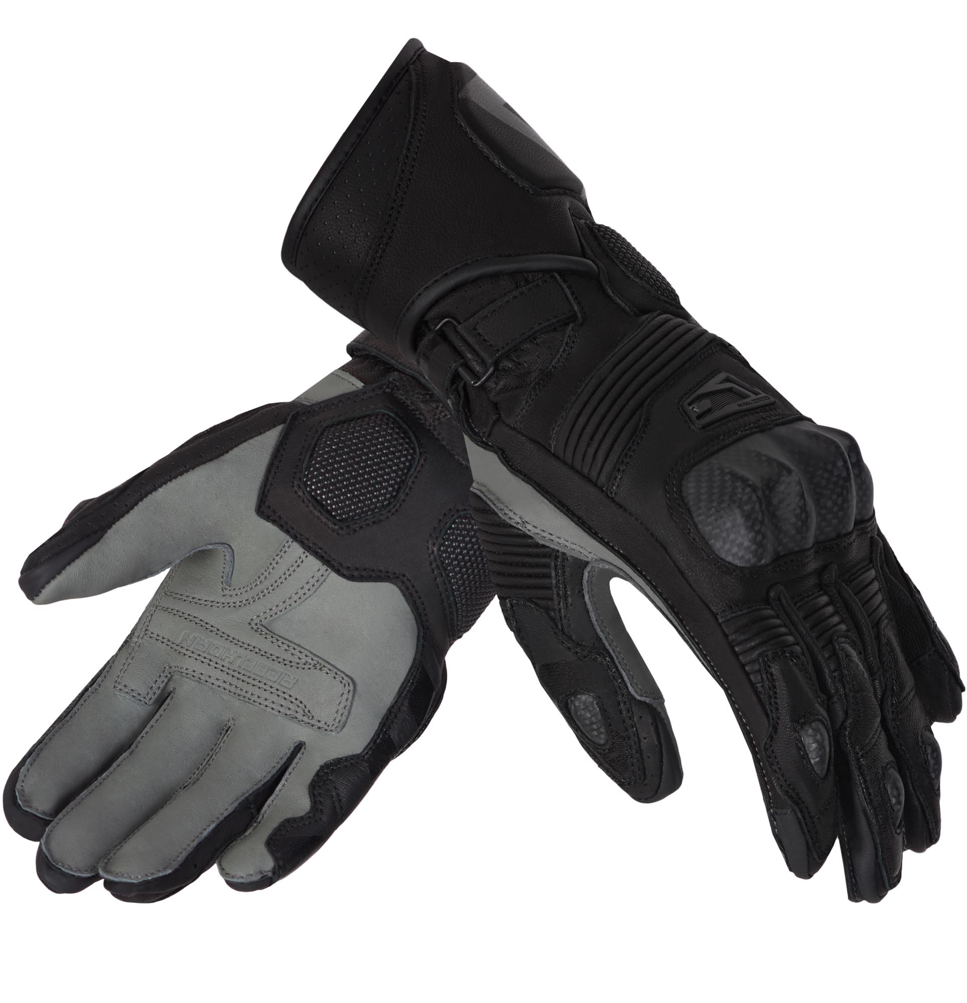 Rebelhorn Fighter Gants de moto, noir, taille 5XL pour Hommes