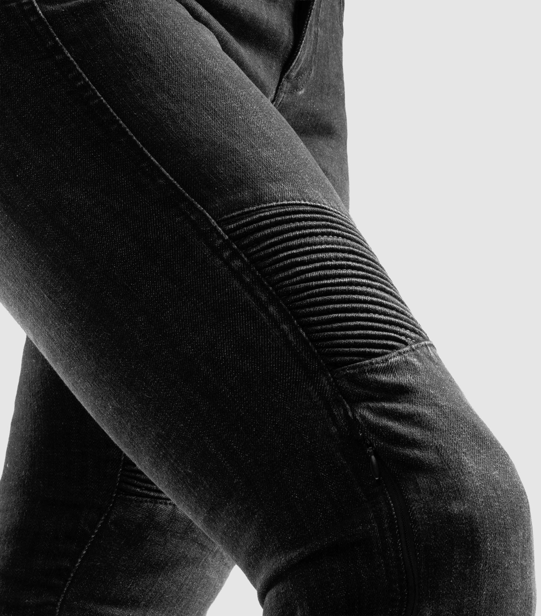Side view of Rebelhorn Agness 2 Ladies Motorcycle Jeans, Size 34 for Women