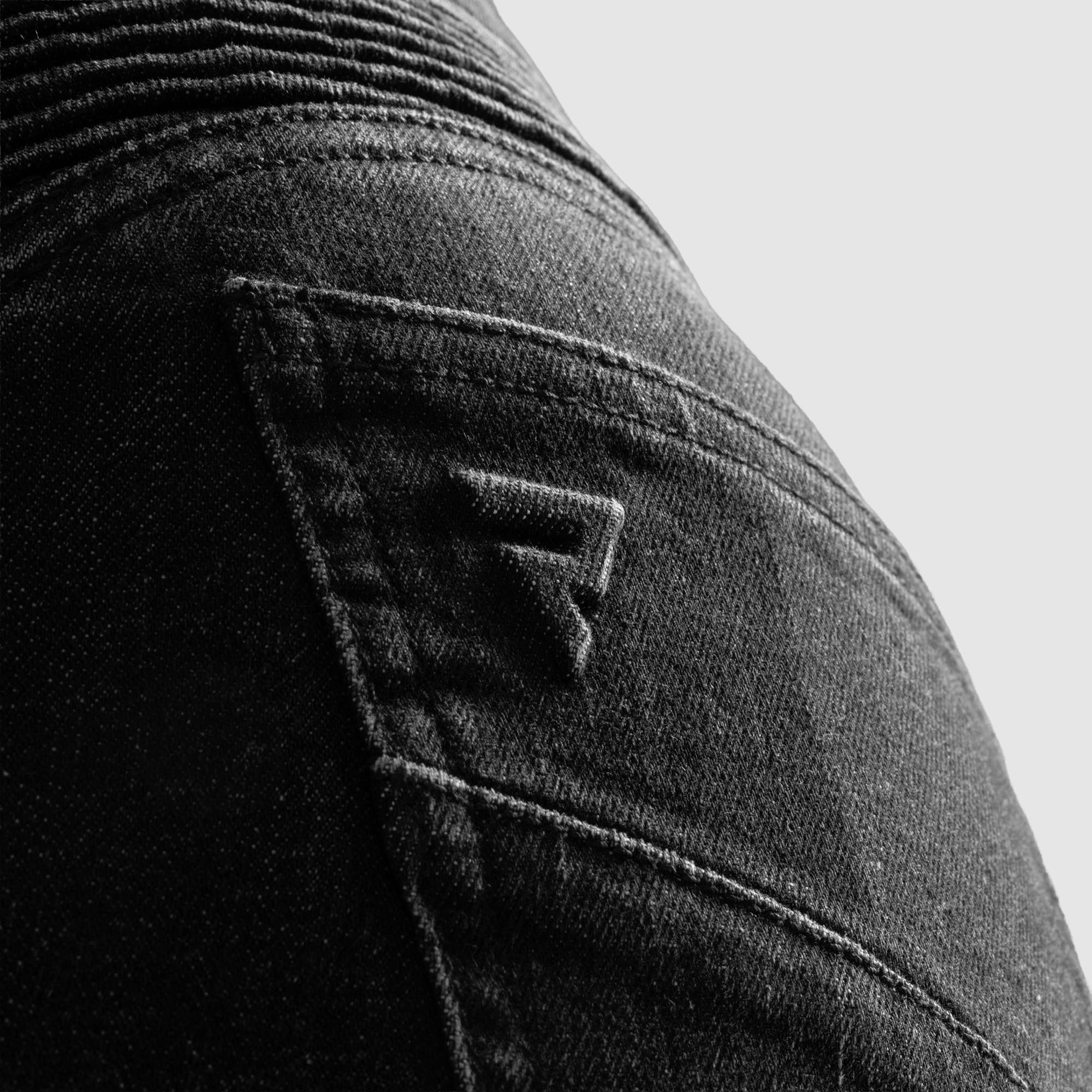 Side view of Rebelhorn Agness 2 Ladies Motorcycle Jeans, Size 34 for Women