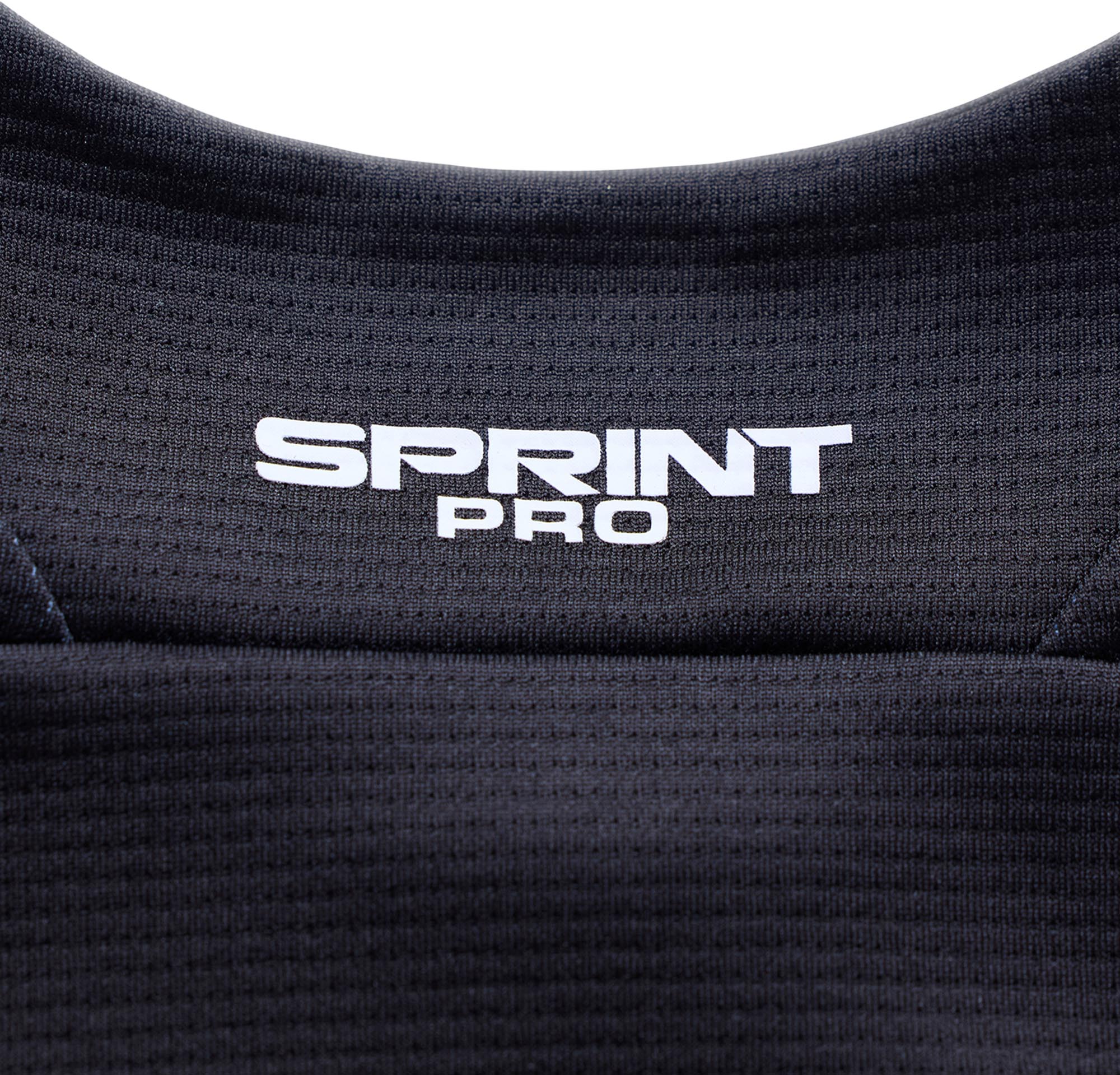 Side view of Troy Lee Designs Sprint Pro Mono Youth Bicycle Jersey, black, Size S
