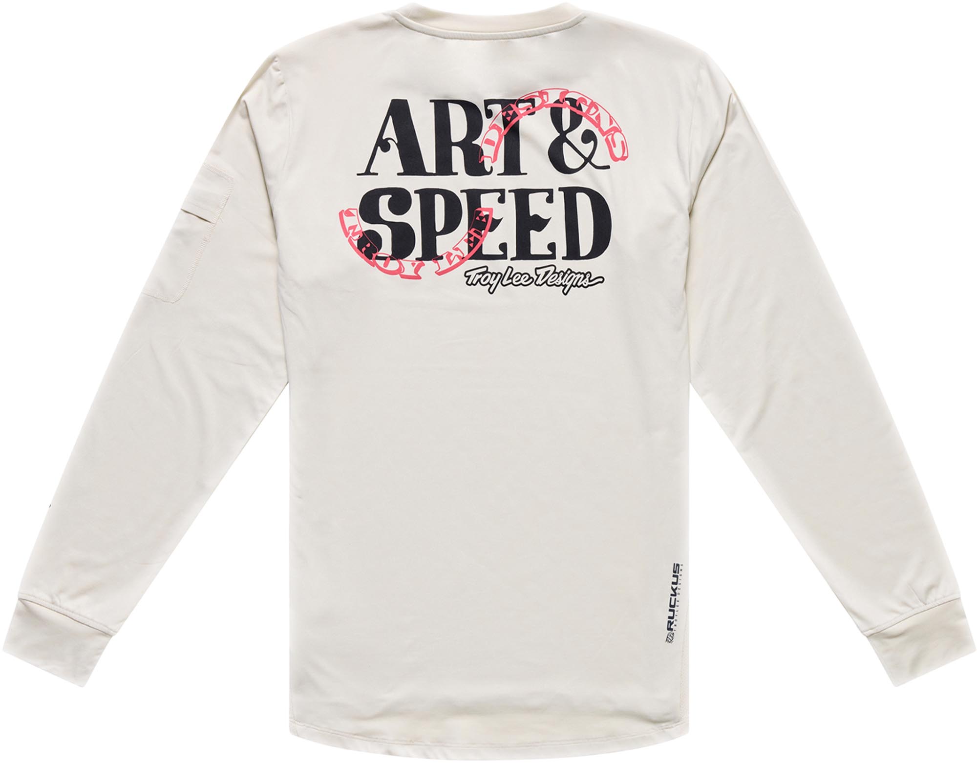 Side view of Troy Lee Designs Ruckus Ride Art & Speed Bicycle Jersey, Size XL for Men