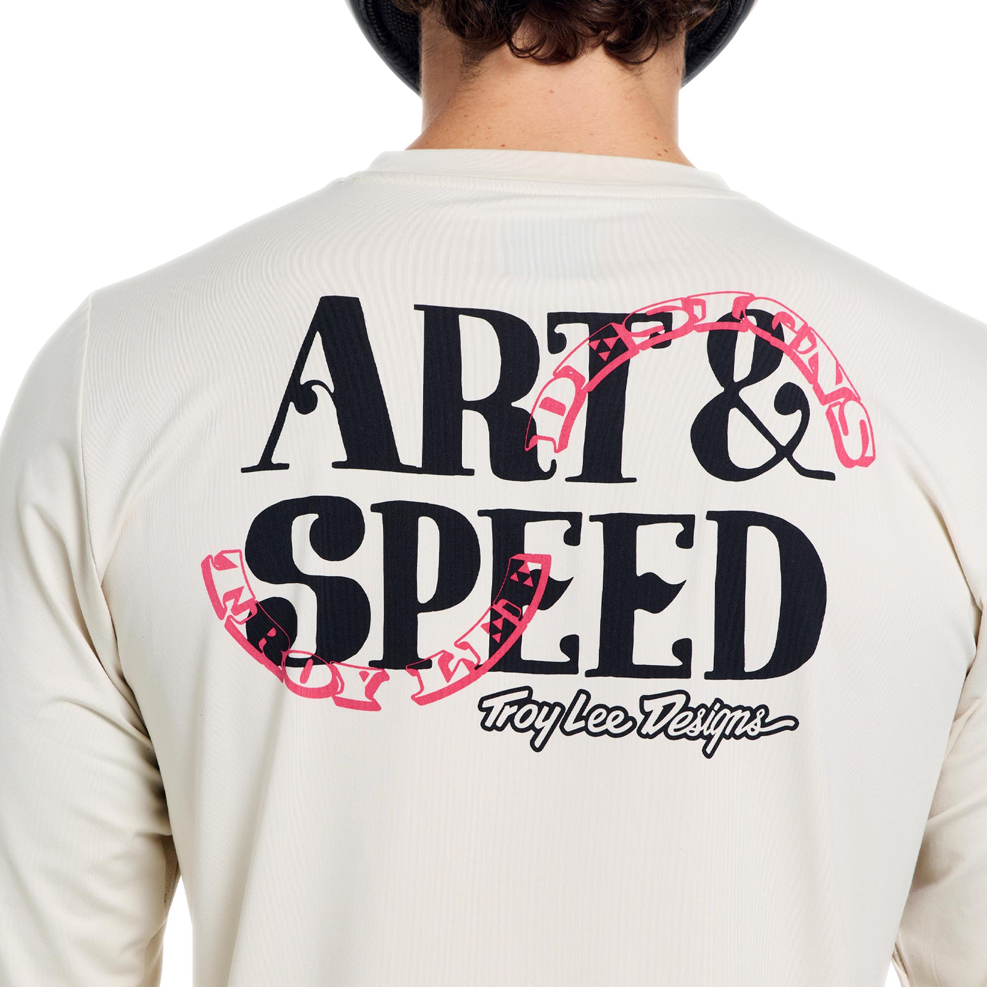 Side view of Troy Lee Designs Ruckus Ride Art & Speed Bicycle Jersey, Size XL for Men