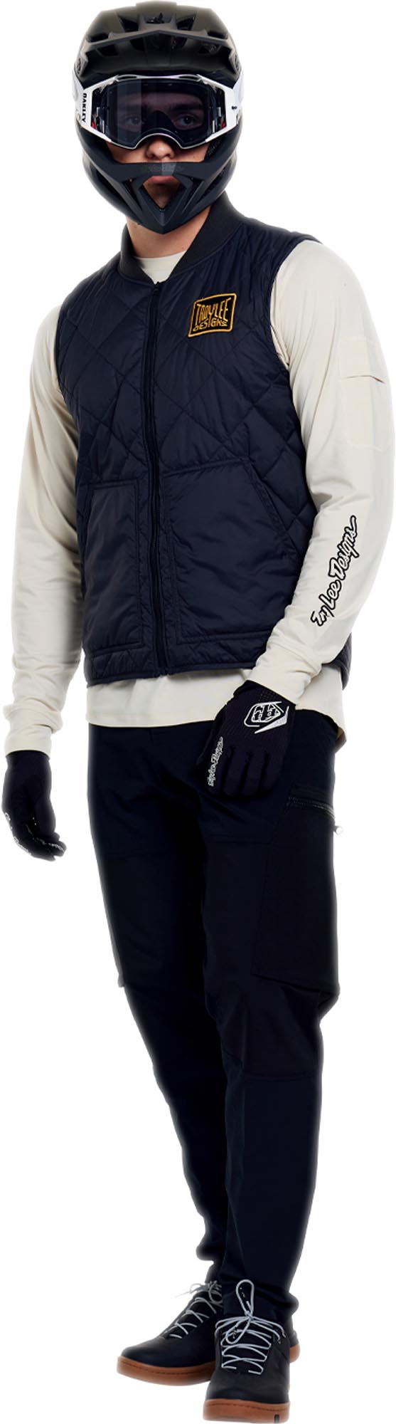 Side view of Troy Lee Designs Ruckus Ride Mono Bicycle Vest, Size XL for Men
