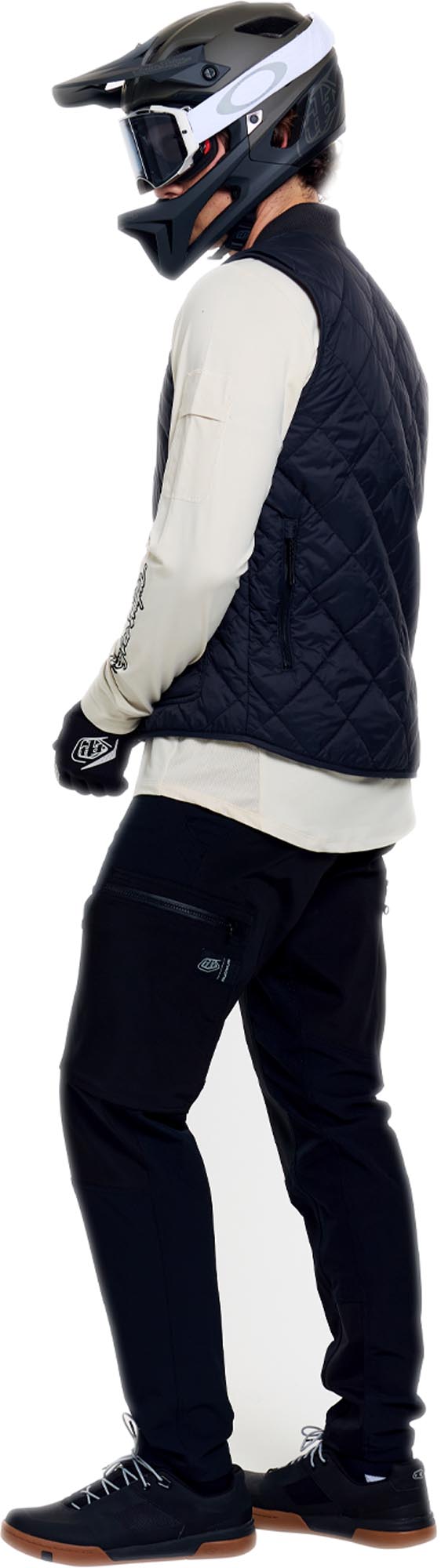 Side view of Troy Lee Designs Ruckus Ride Mono Bicycle Vest, Size XL for Men