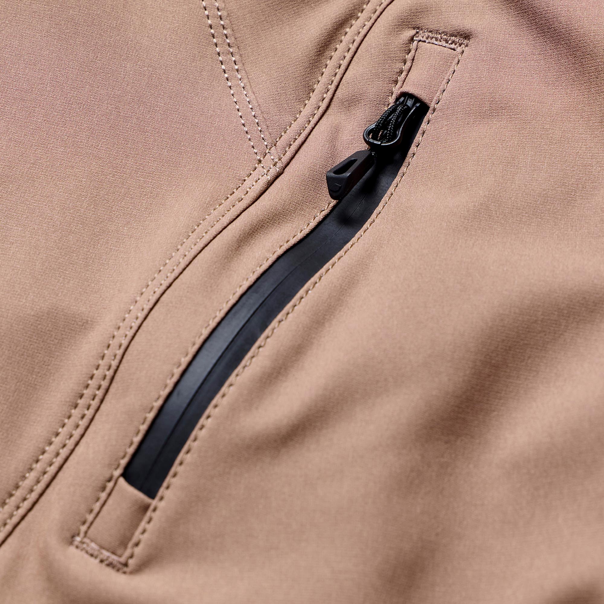 Side view of Troy Lee Designs Sprint Pro Mono Bicycle Pants, brown-beige, Size 30 for Men