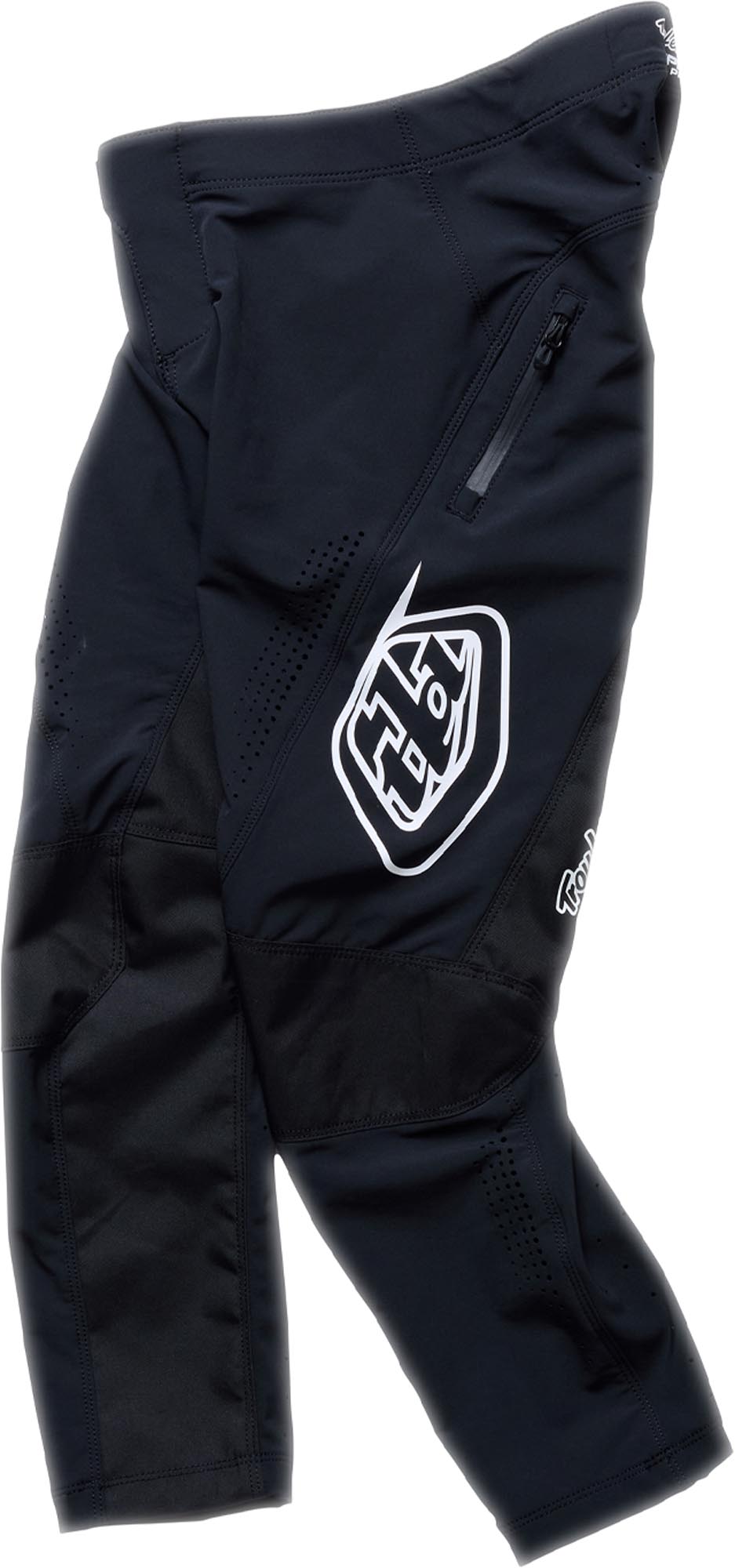 Troy Lee Designs Sprint Pro Mono Youth Bicycle Pants, black, Size 28-image-938676662