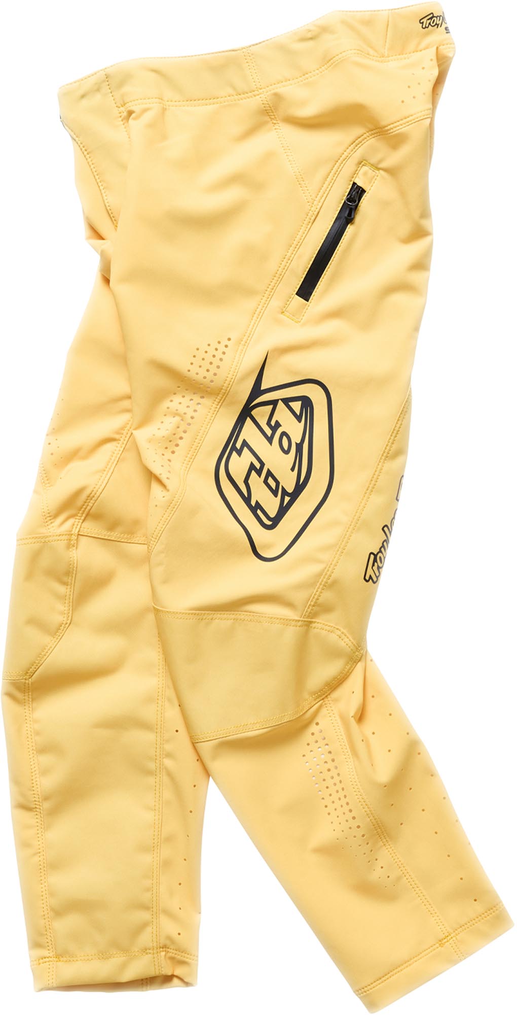 Troy Lee Designs Sprint Pro Mono Youth Bicycle Pants, yellow, Size 26-image-881134785