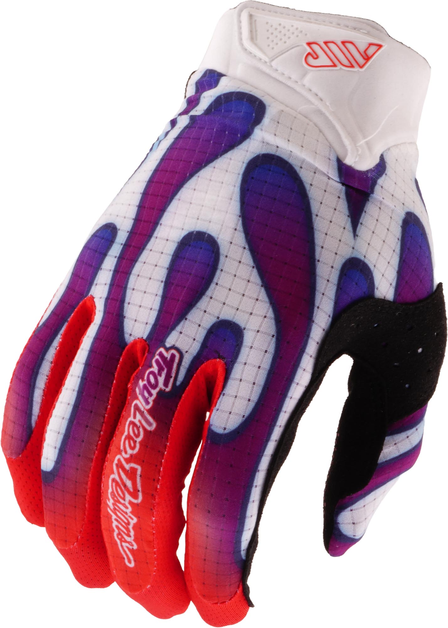 Troy Lee Designs Air Overspray Motocross Gloves, white, Size S for Men-image-938677916