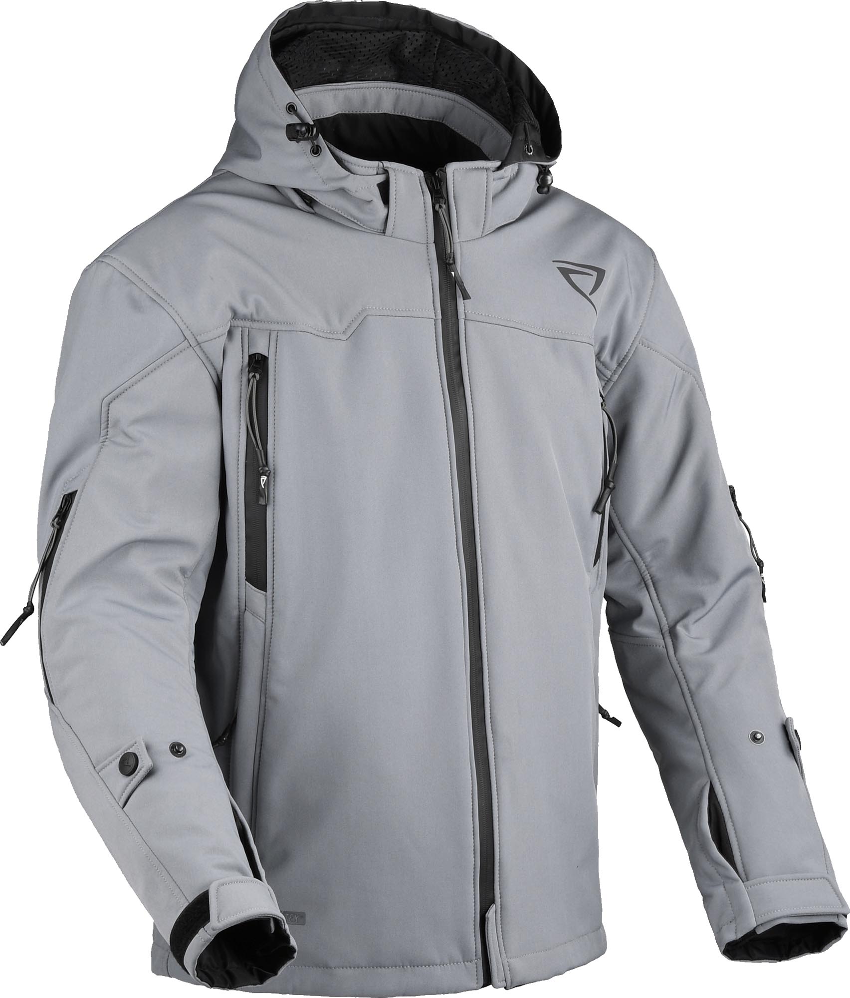 DIFI Jayden Aerotex Veste textile moto imperméable, gris, taille 2XL pour Hommes