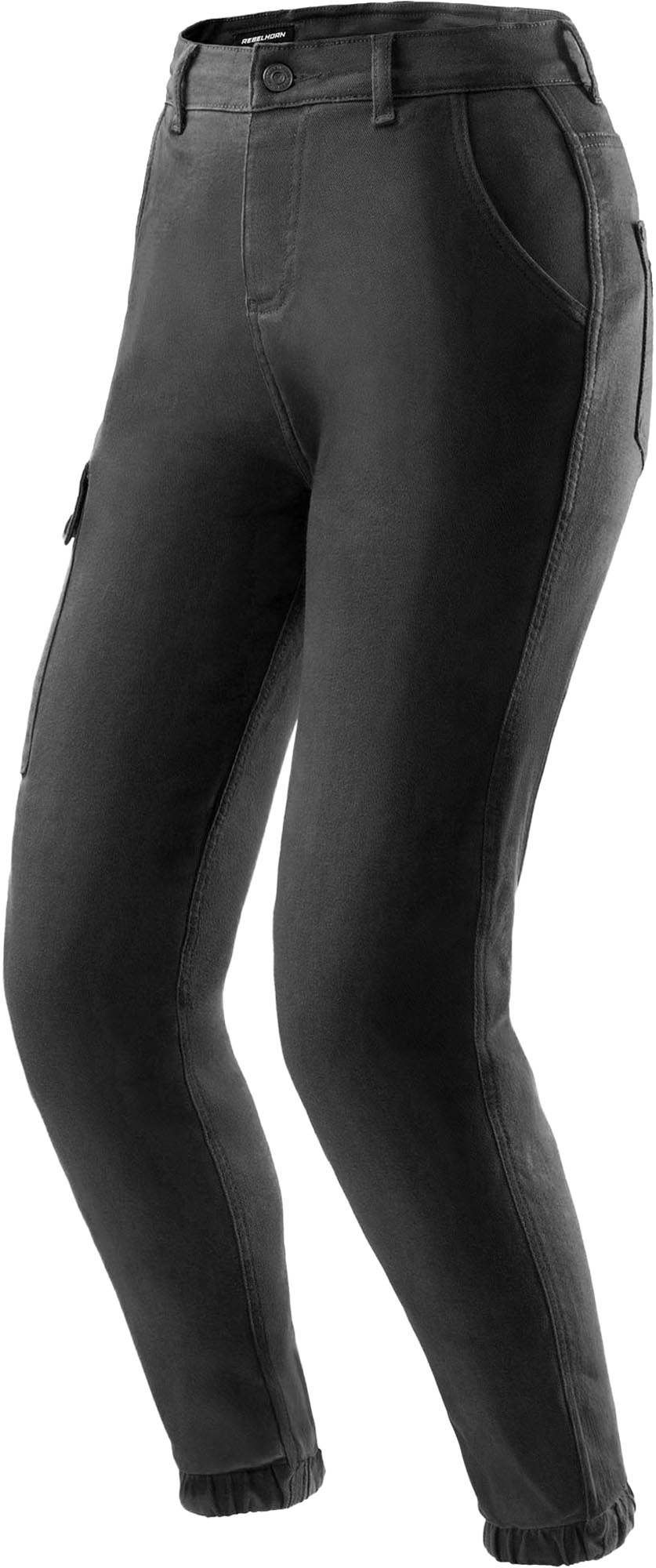 Rebelhorn Faster Jeans motard pour femmes, noir, taille 30 42